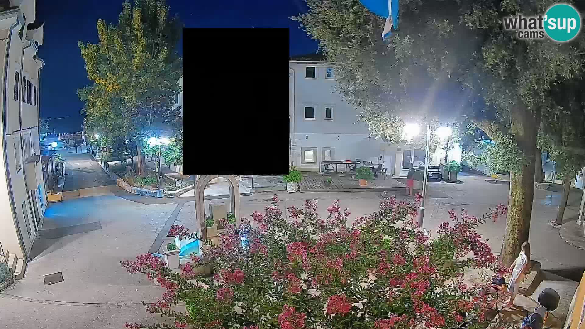 Webcam centre de Mošćenička Draga – Vue en direct du centre-ville