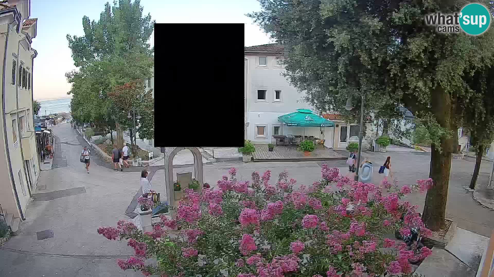 Webcam Mošćenička Draga Zentrum – Liveblick auf das Ortszentrum