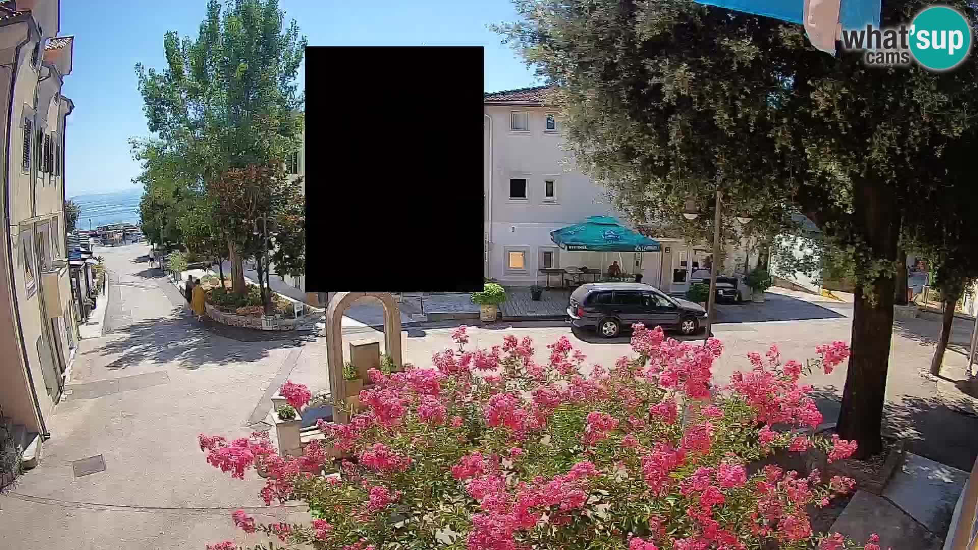 Webcam Mošćenička Draga Zentrum – Liveblick auf das Ortszentrum