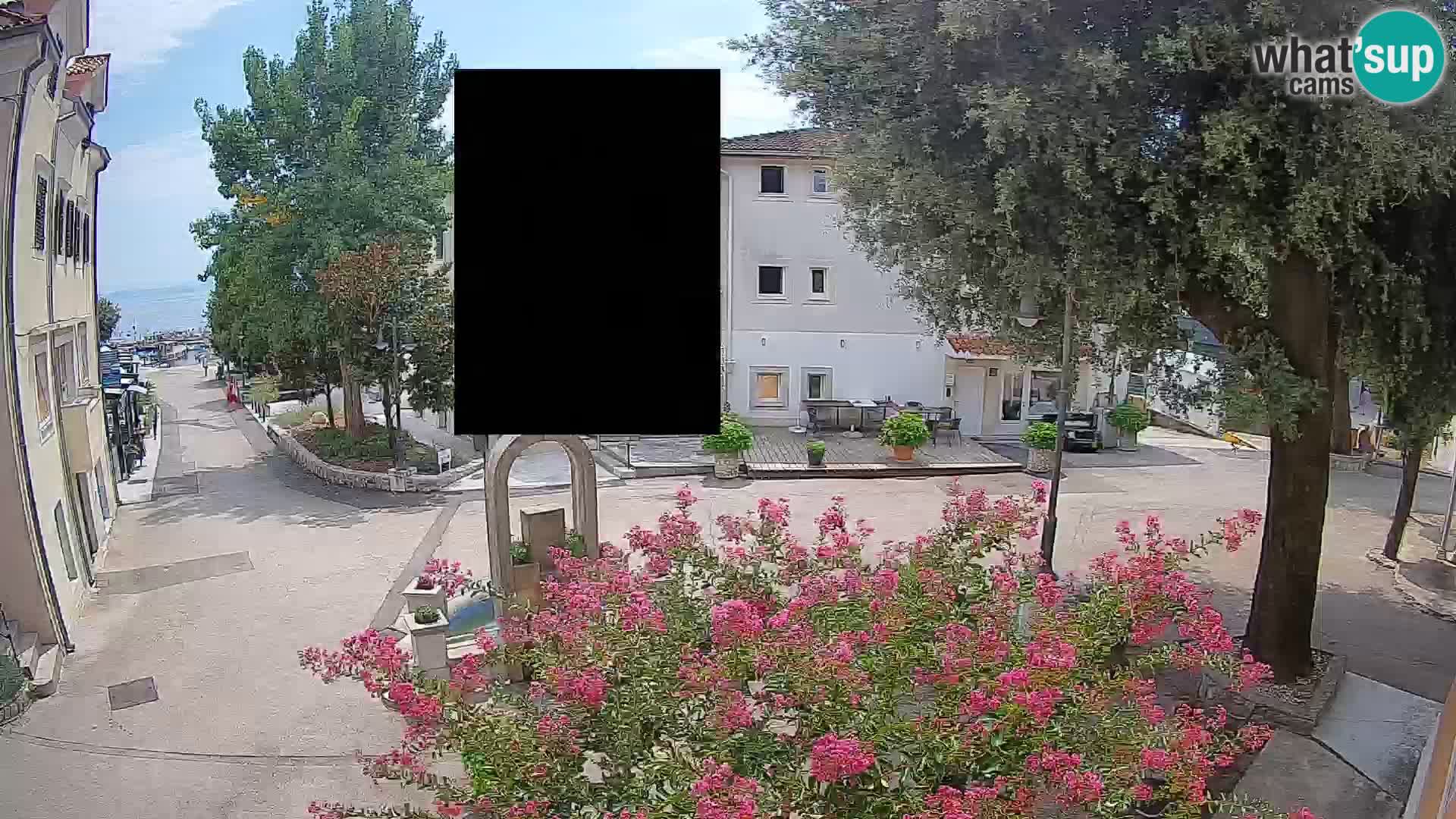 Webcam centre de Mošćenička Draga – Vue en direct du centre-ville