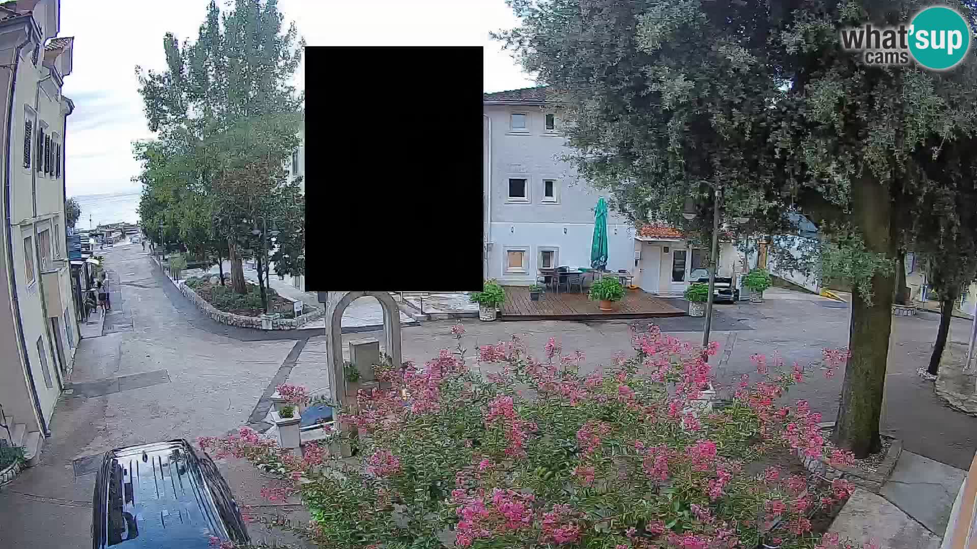 Webcam centre de Mošćenička Draga – Vue en direct du centre-ville
