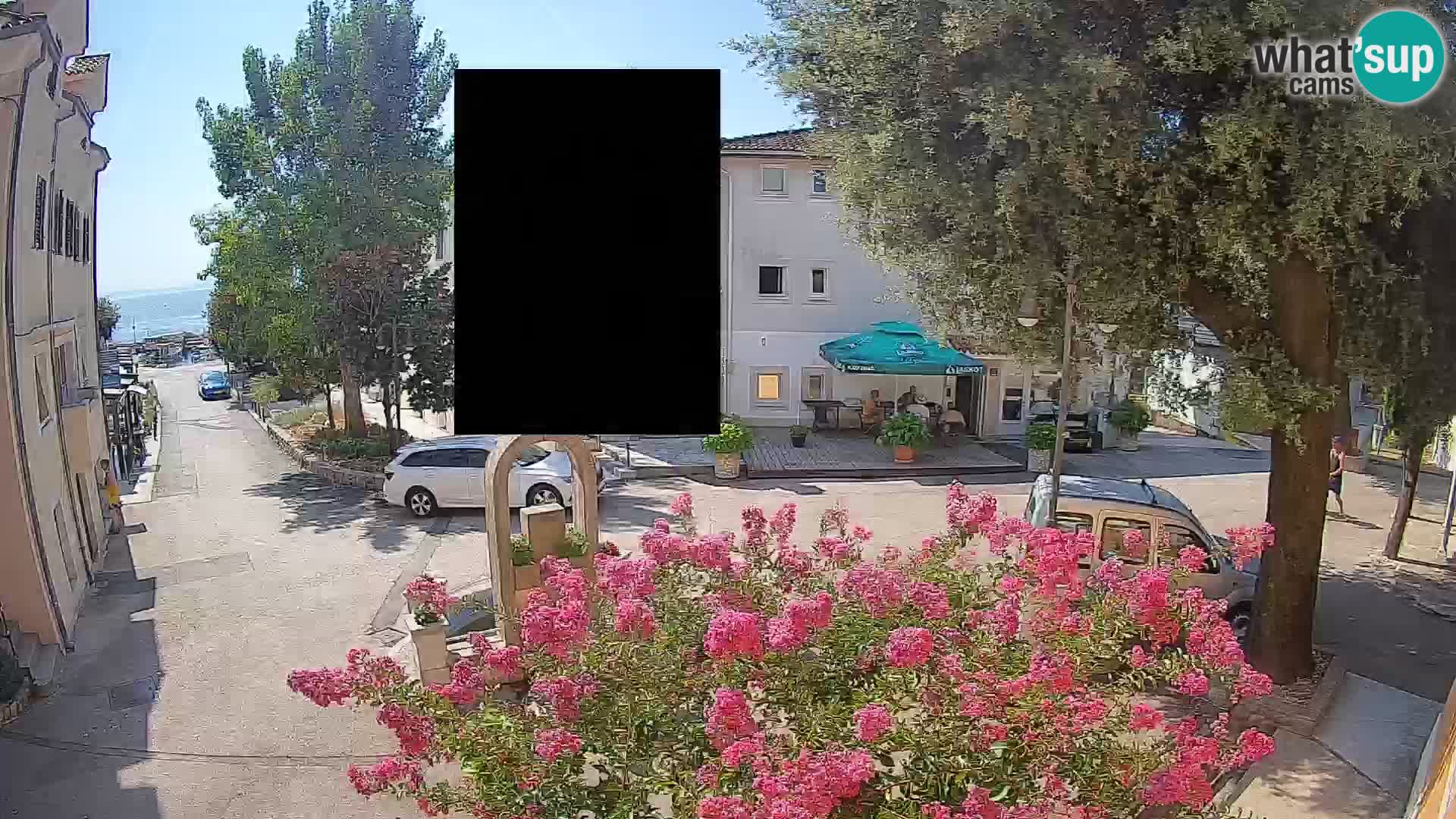 Webcam Mošćenička Draga Zentrum – Liveblick auf das Ortszentrum
