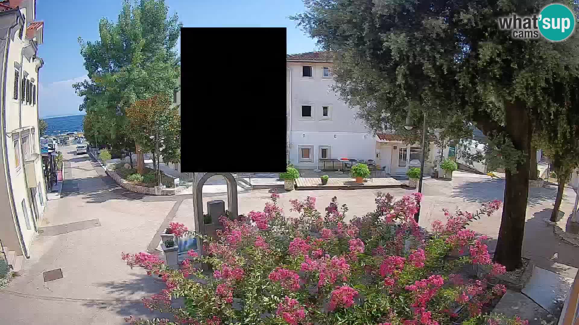 Webcam Centro Draga di Moschiena – Vista live sul centro