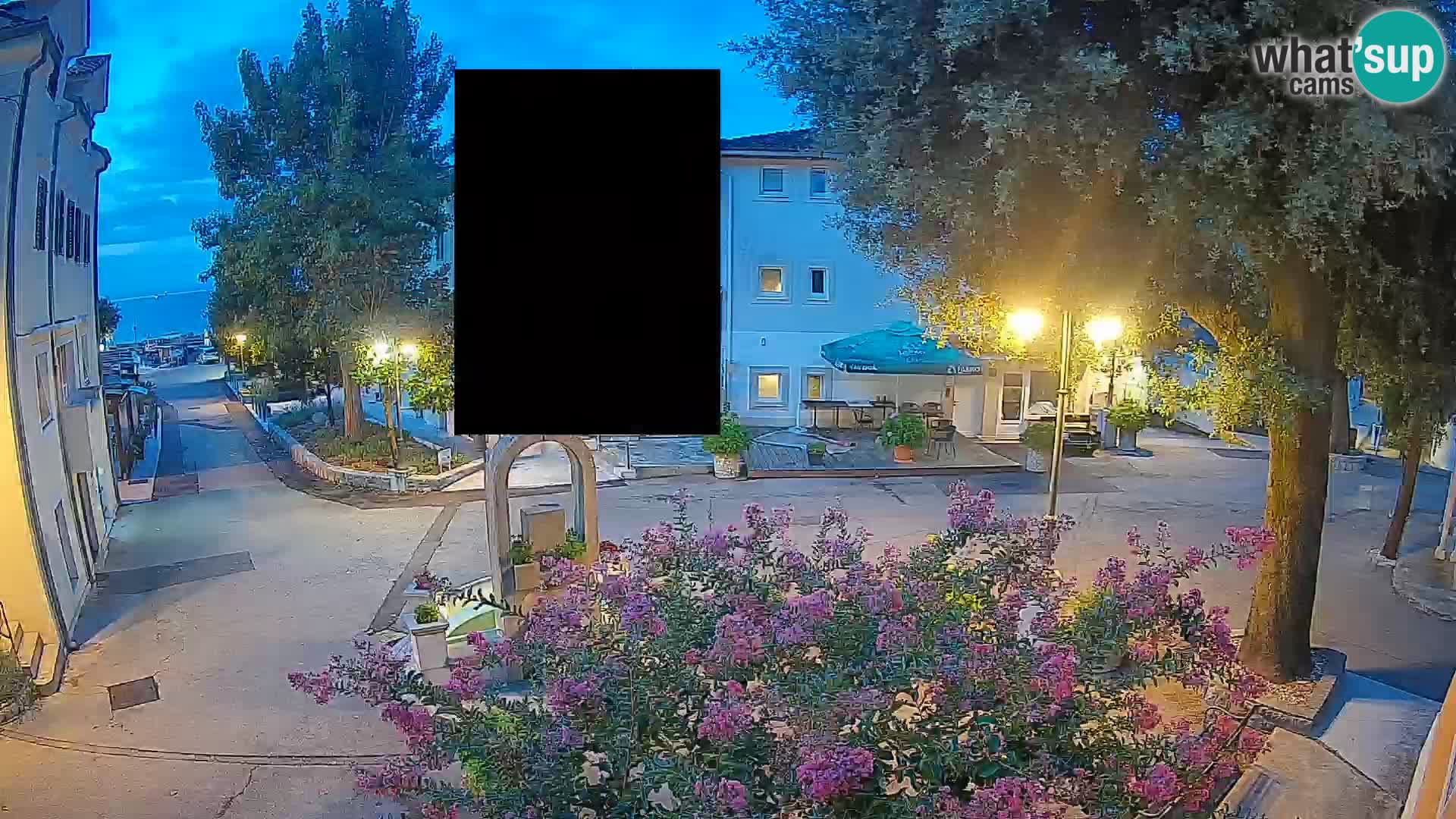 Webcam centre de Mošćenička Draga – Vue en direct du centre-ville