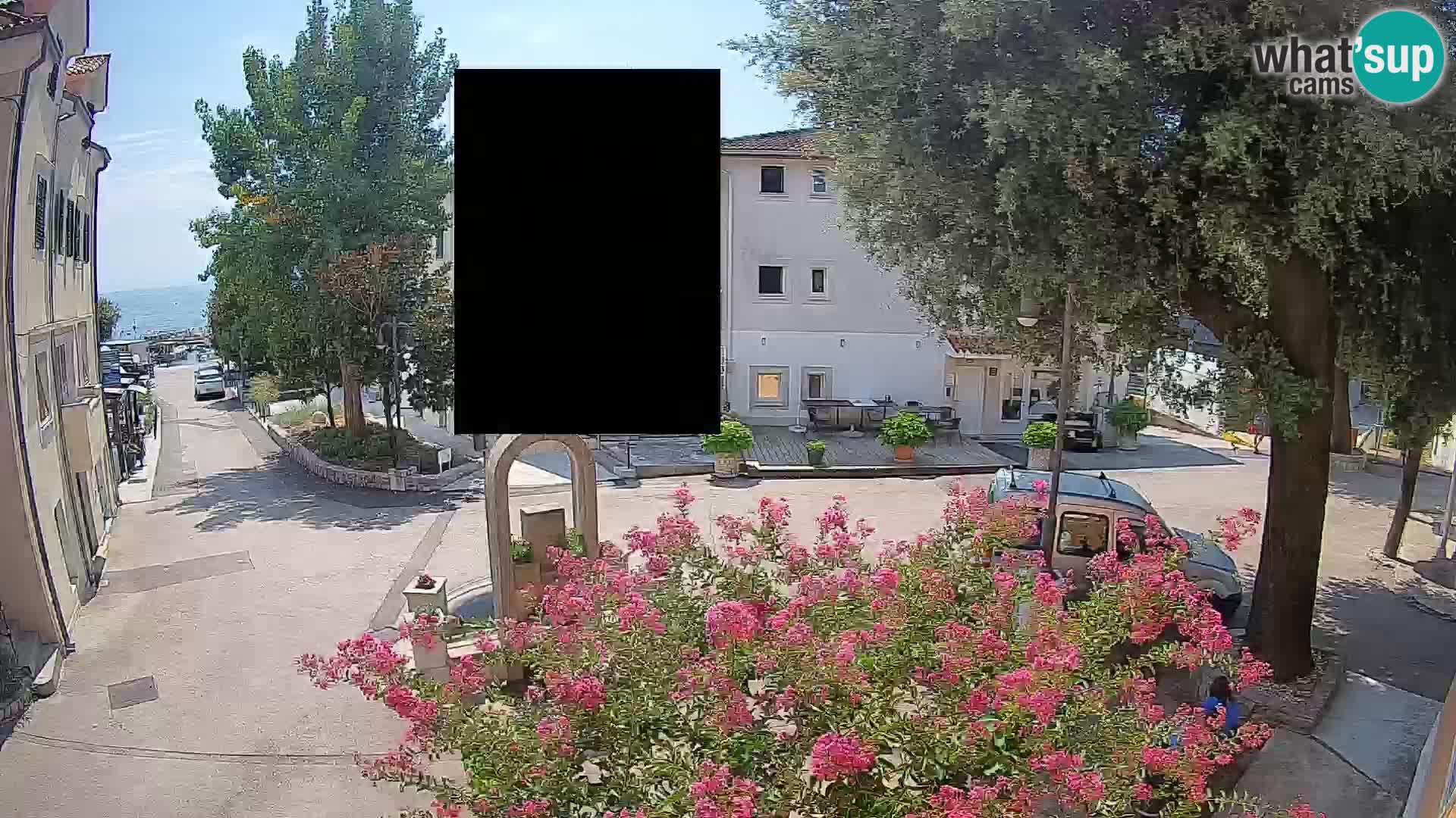 Web kamera centar Mošćeničke Drage – Pogled uživo