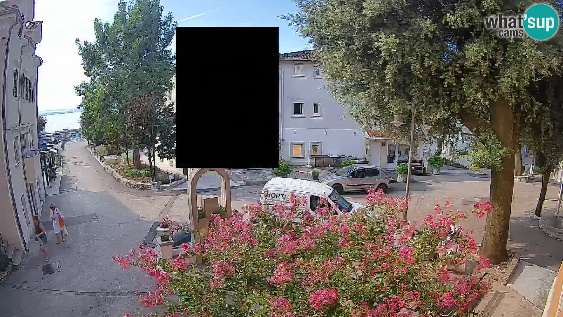 Webcam Mošćenička Draga Zentrum – Liveblick auf das Ortszentrum