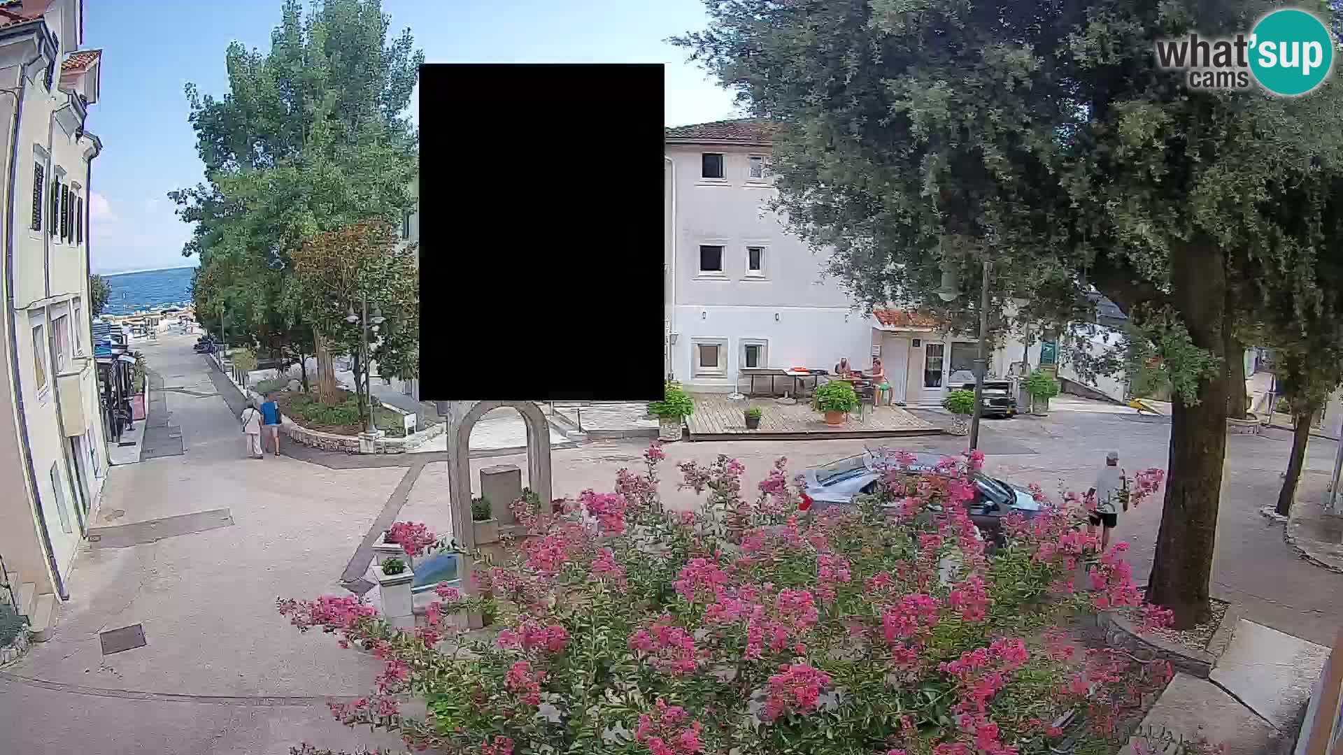 Webcam centre de Mošćenička Draga – Vue en direct du centre-ville