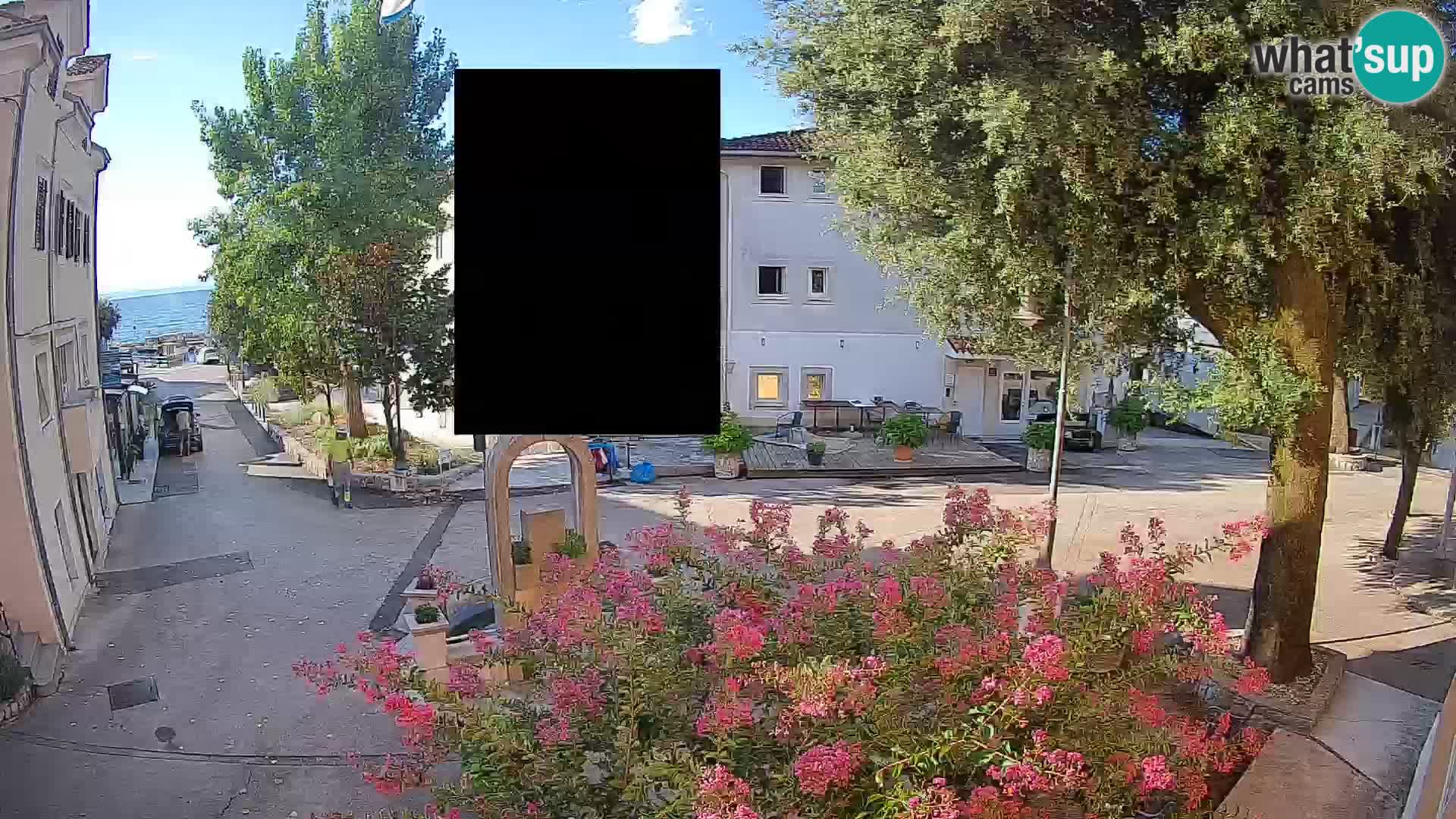 Webcam Mošćenička Draga Zentrum – Liveblick auf das Ortszentrum