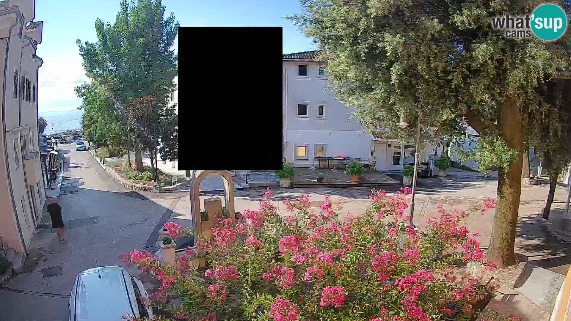 Webcam Mošćenička Draga Zentrum – Liveblick auf das Ortszentrum