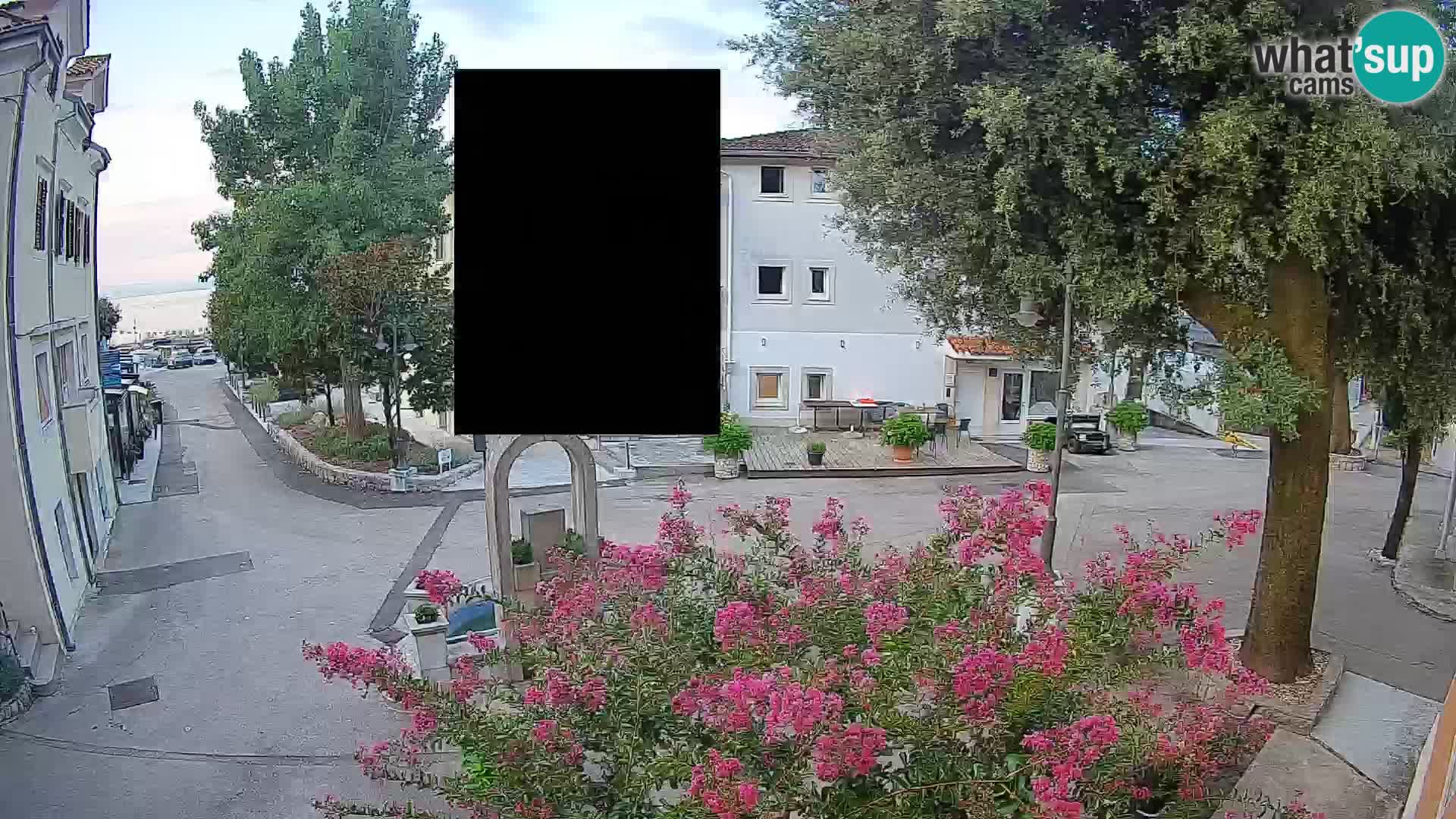 Webcam Mošćenička Draga Zentrum – Liveblick auf das Ortszentrum