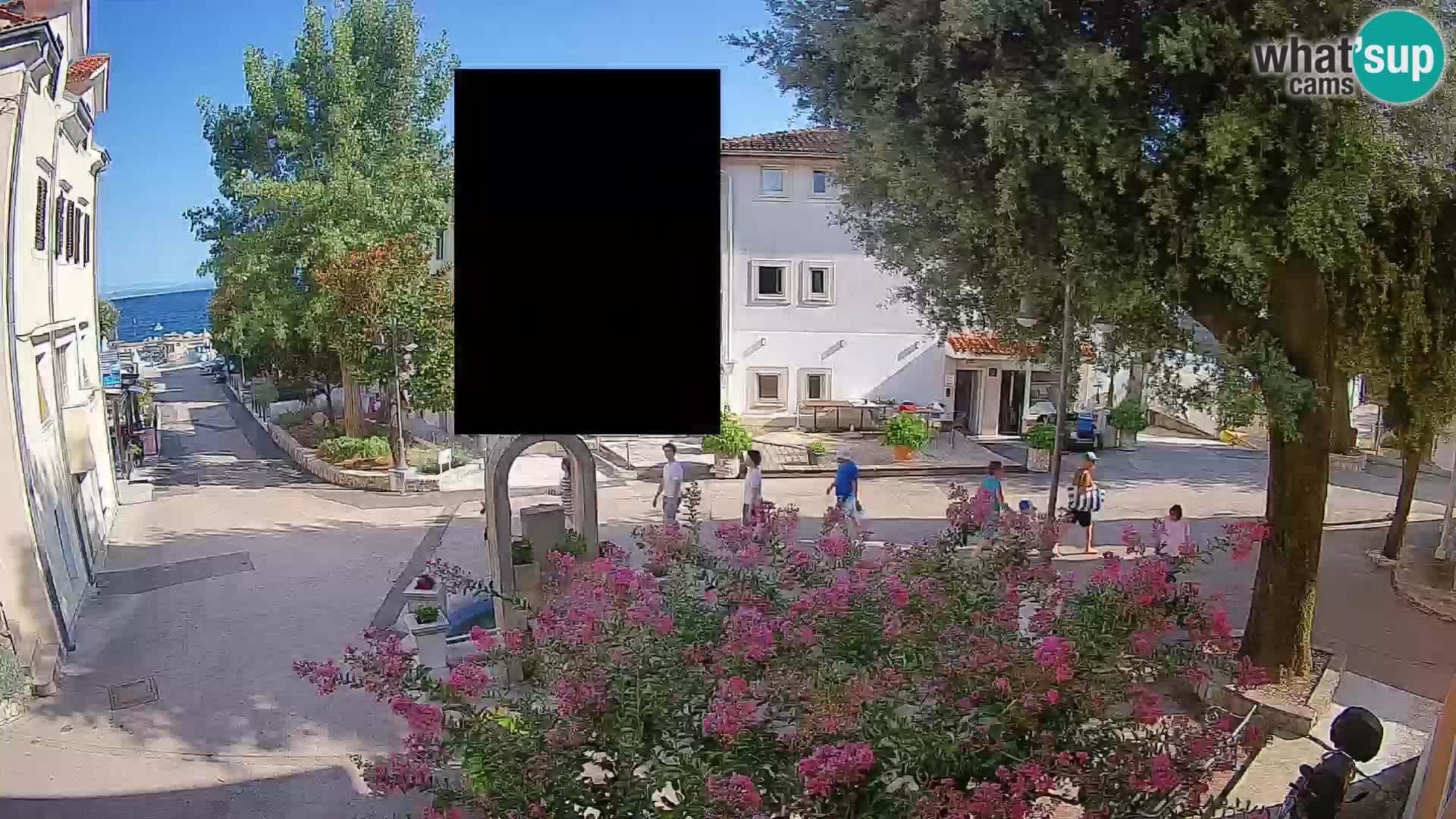 Webcam Mošćenička Draga Zentrum – Liveblick auf das Ortszentrum