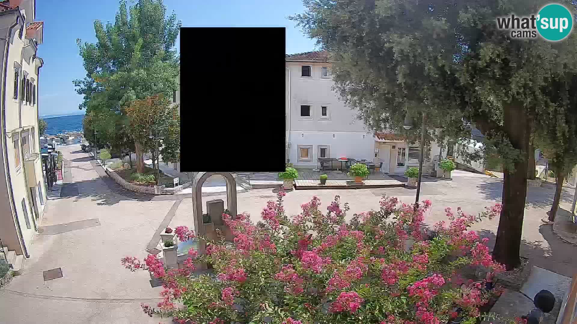 Webcam Mošćenička Draga Zentrum – Liveblick auf das Ortszentrum