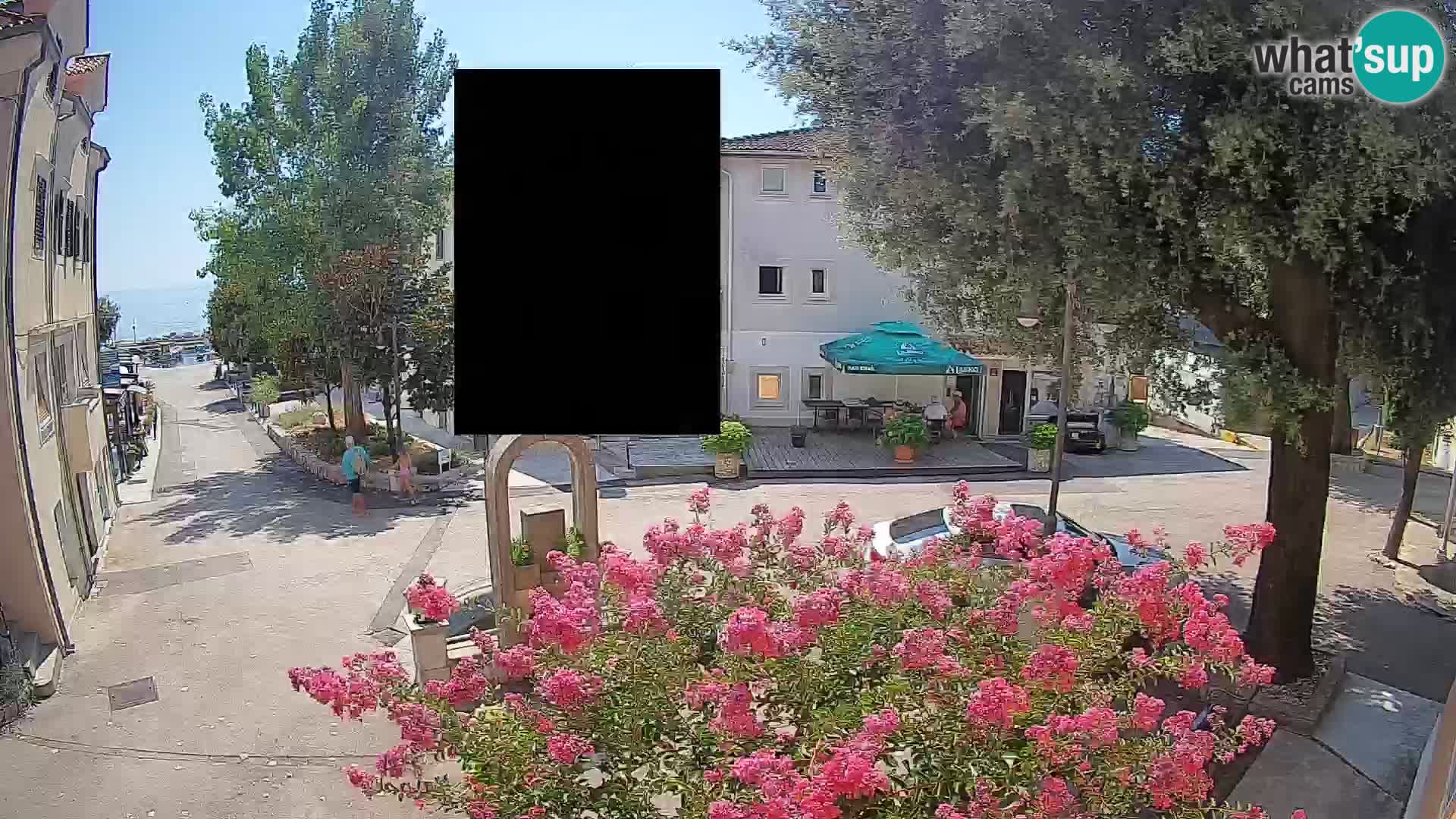 Webcam Mošćenička Draga Zentrum – Liveblick auf das Ortszentrum