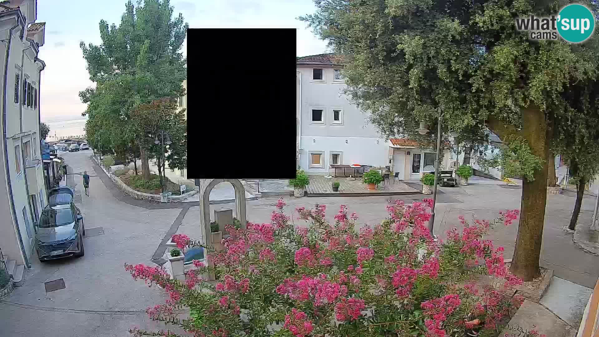 Webcam Centre de Mošćenička Draga – Vue en direct du centre-ville