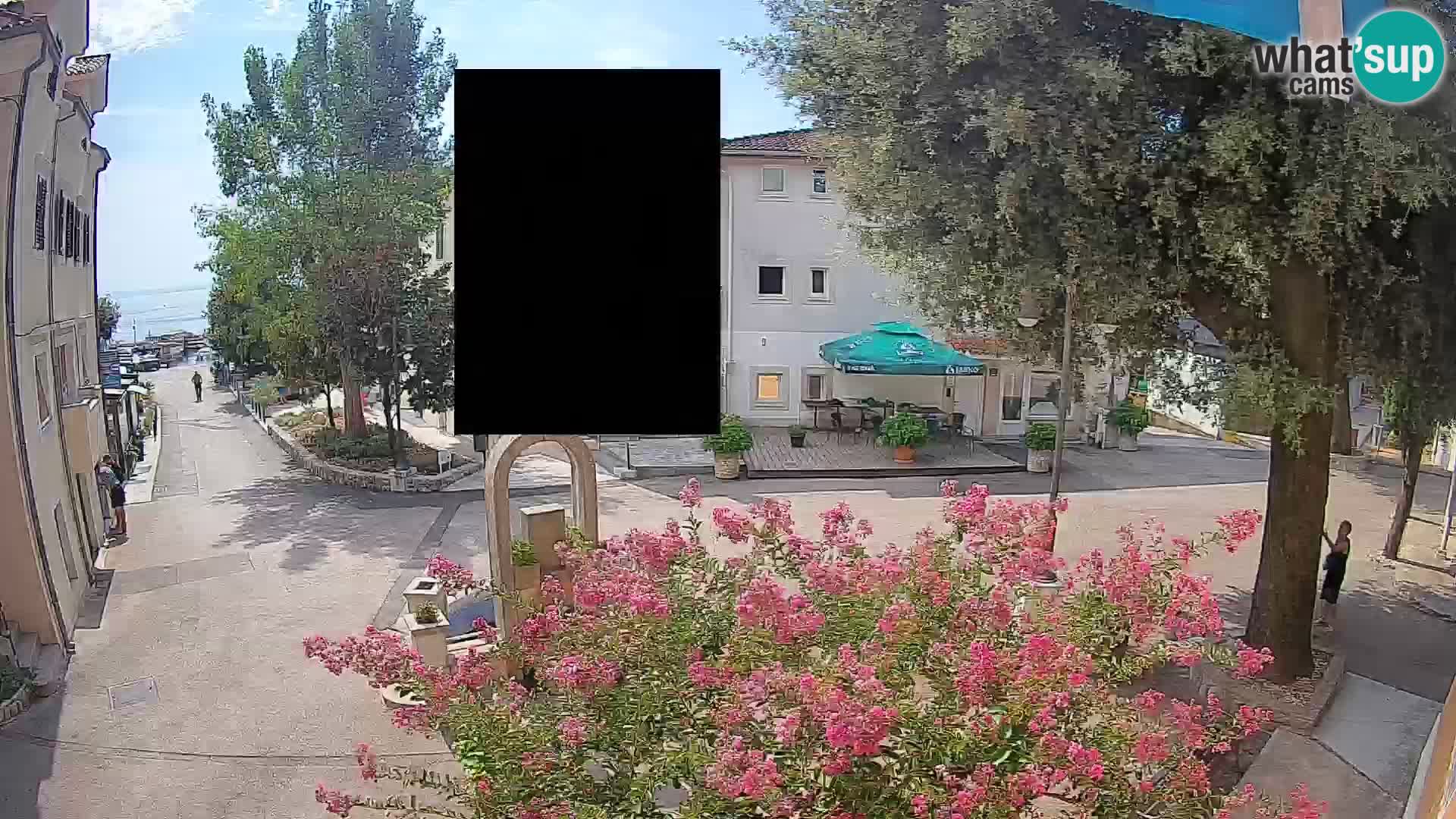 Webcam centre de Mošćenička Draga – Vue en direct du centre-ville