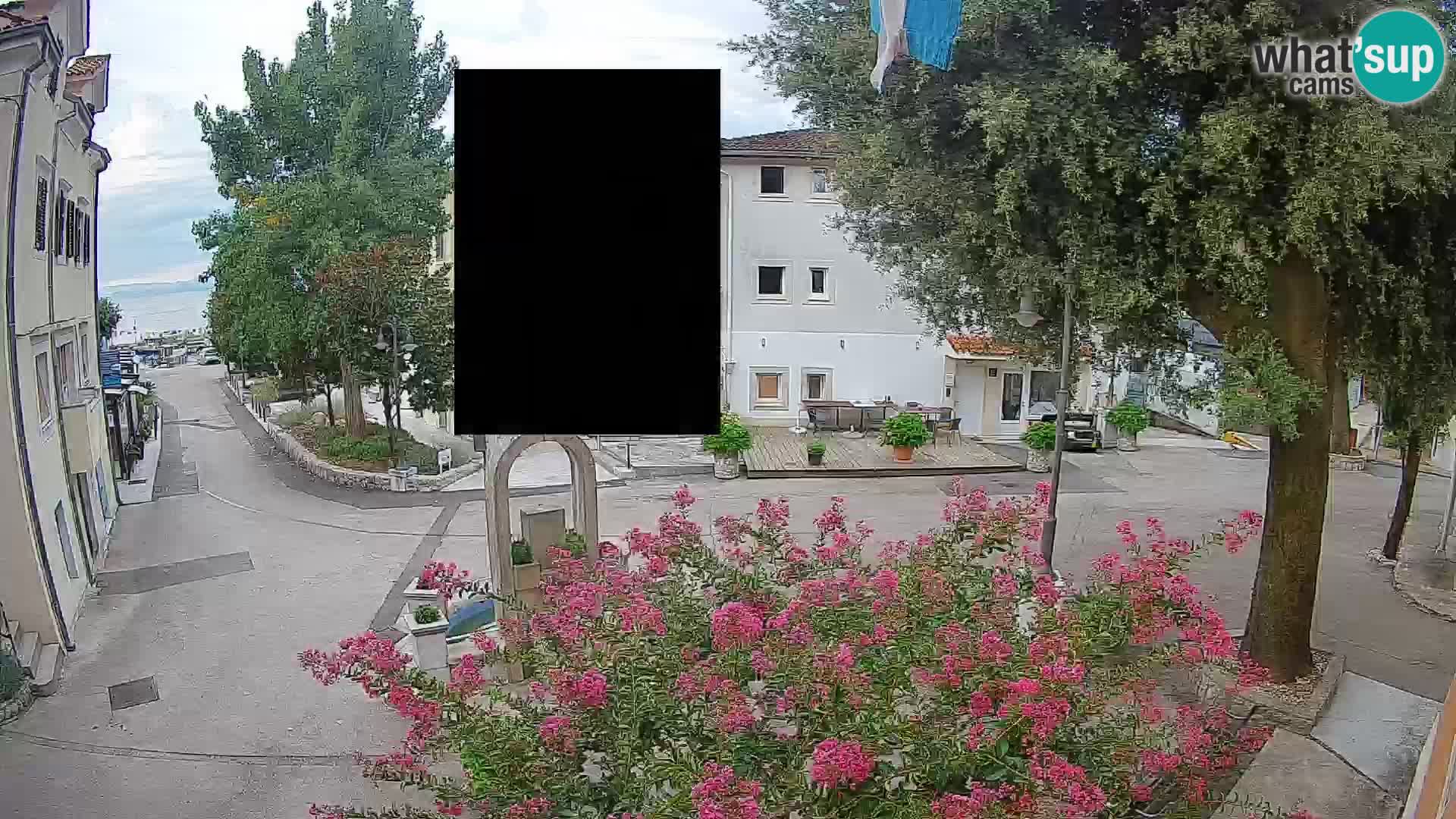 Webcam Centro Draga di Moschiena – Vista live sul centro