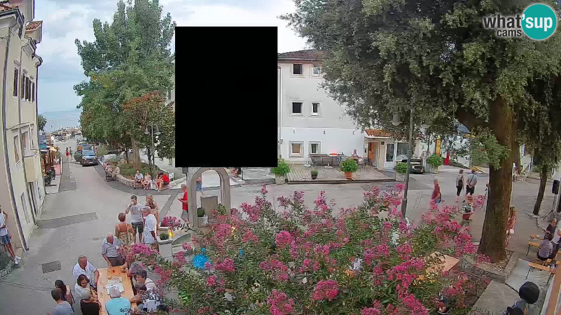Webcam Mošćenička Draga Zentrum – Liveblick auf das Ortszentrum