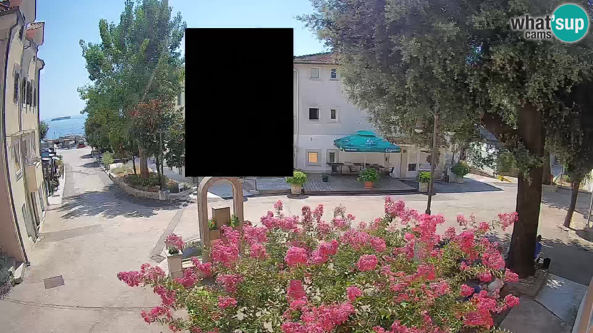 Webcam Mošćenička Draga Zentrum – Liveblick auf das Ortszentrum