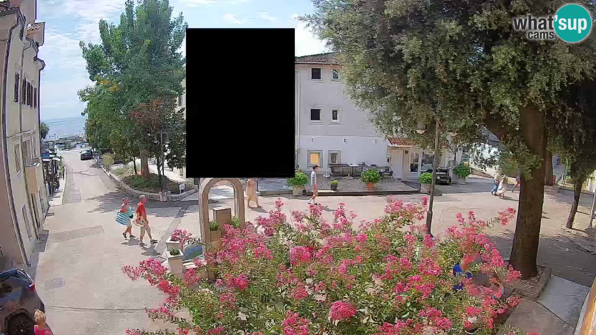 Webcam Mošćenička Draga Zentrum – Liveblick auf das Ortszentrum