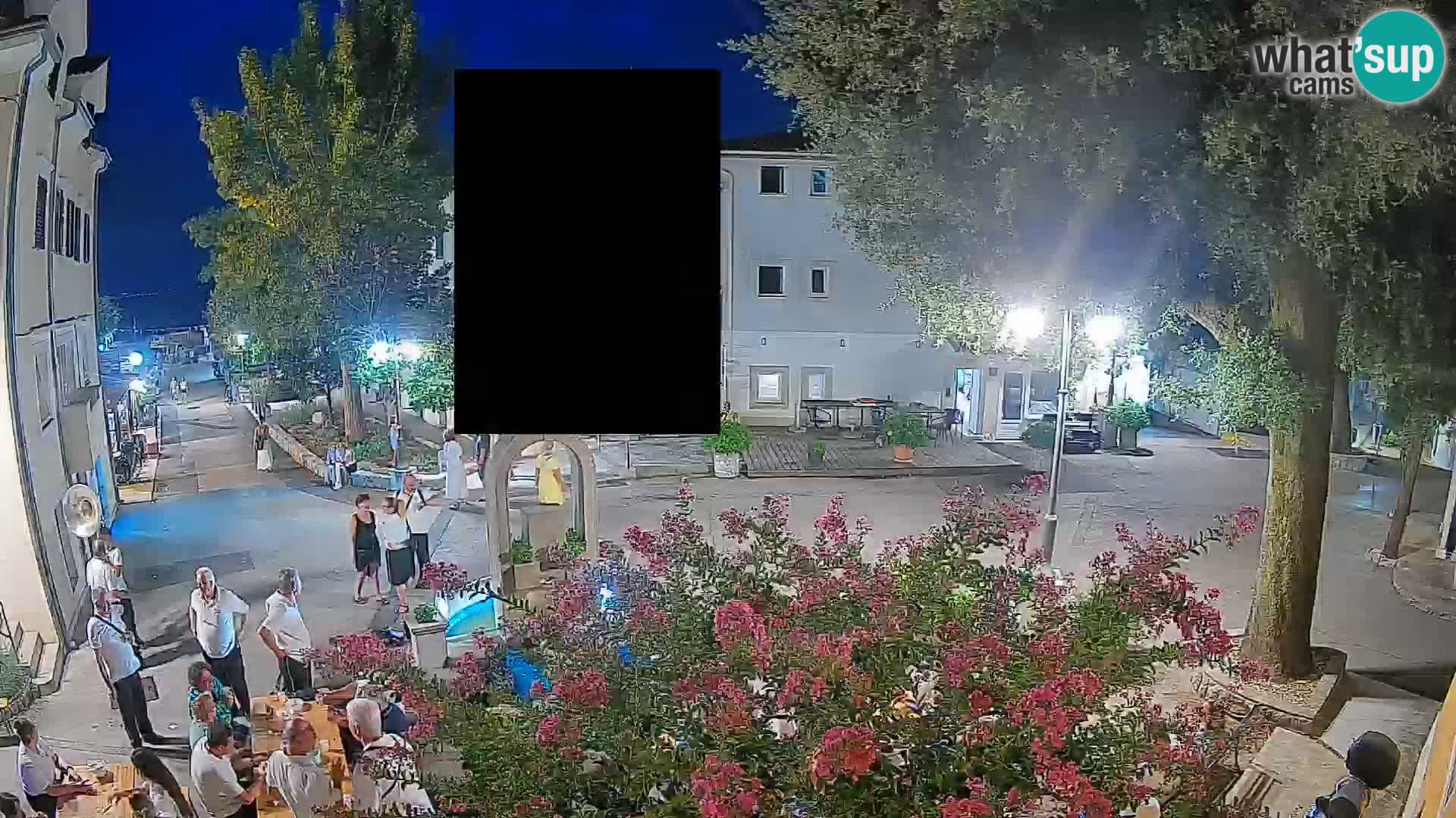 Webcam centre de Mošćenička Draga – Vue en direct du centre-ville