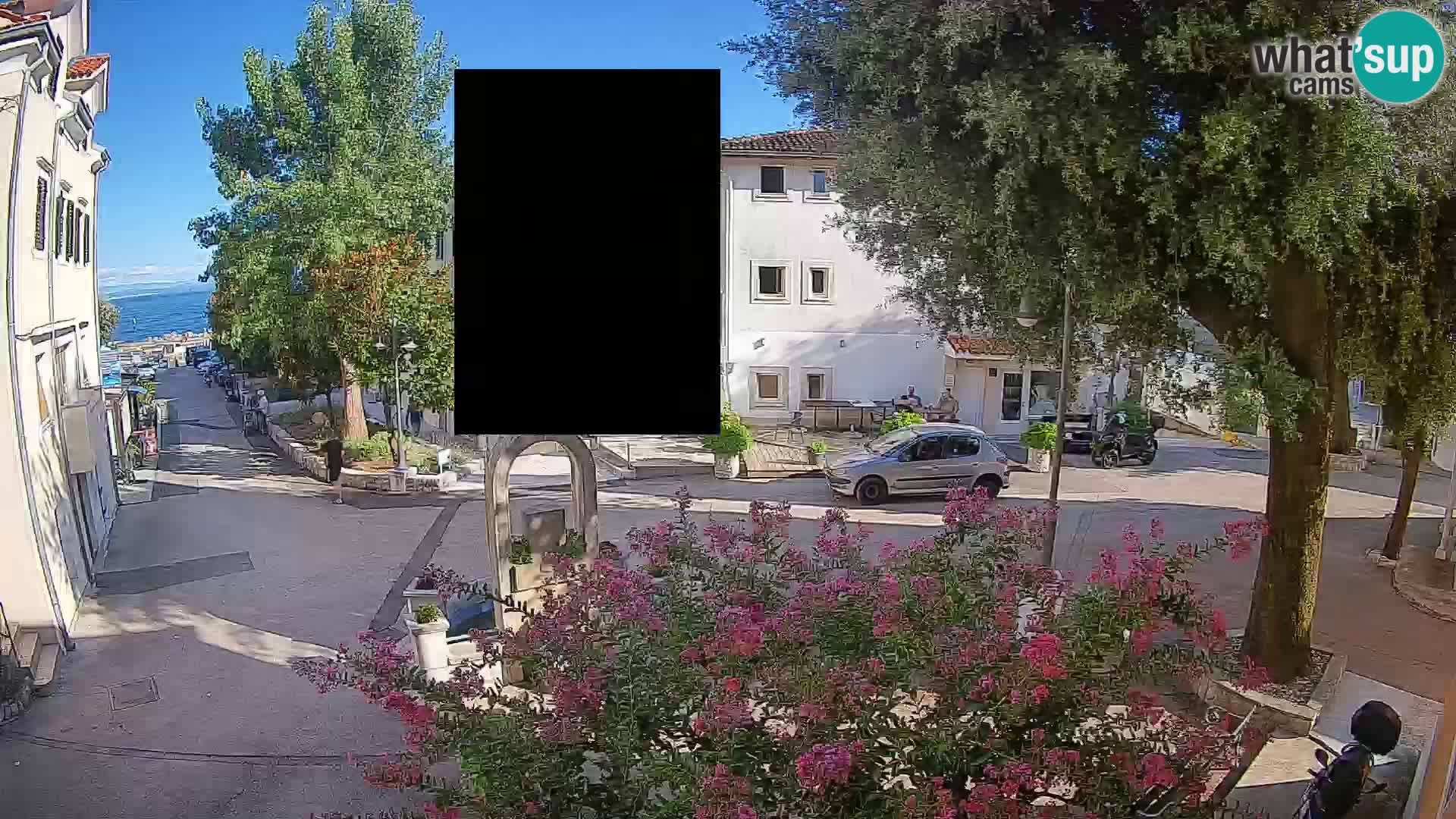 Webcam centre de Mošćenička Draga – Vue en direct du centre-ville