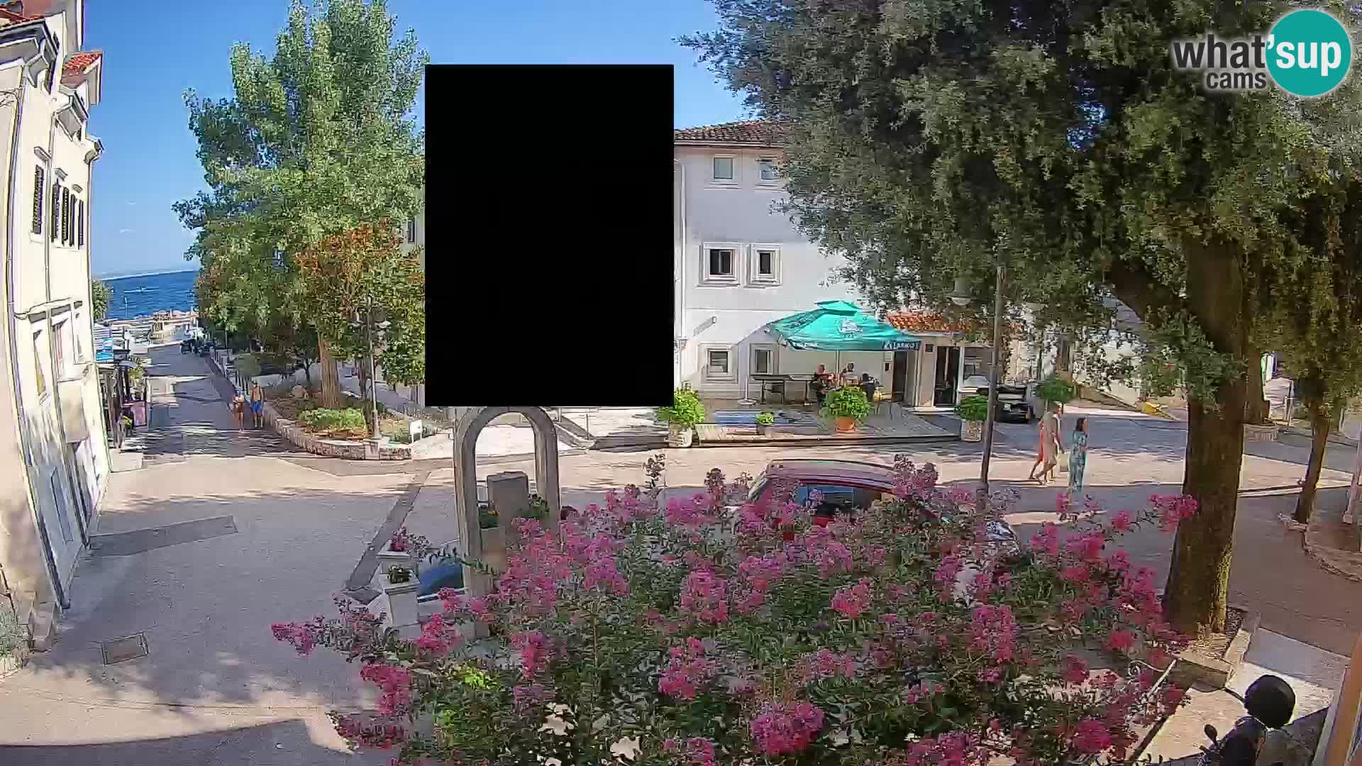 Webcam Mošćenička Draga Center – Live View of the Town Center