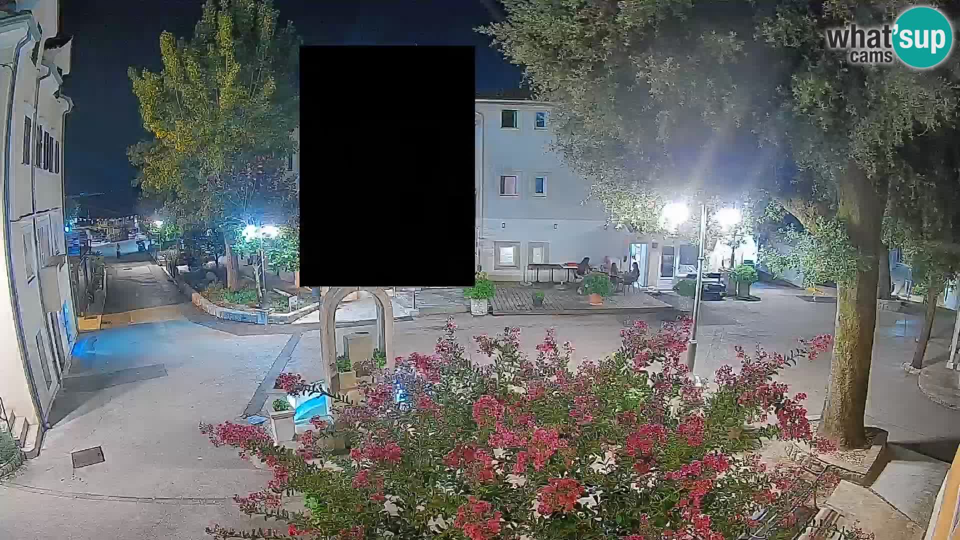 Webcam Mošćenička Draga Center – Live View of the Town Center