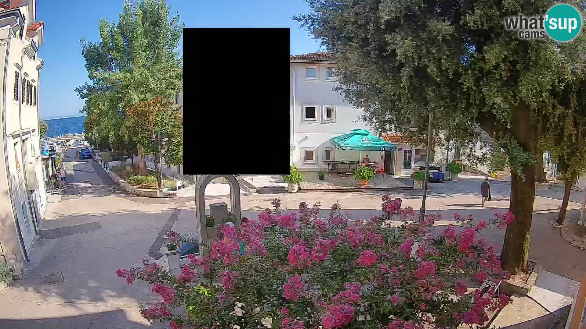 Webcam Mošćenička Draga Zentrum – Liveblick auf das Ortszentrum