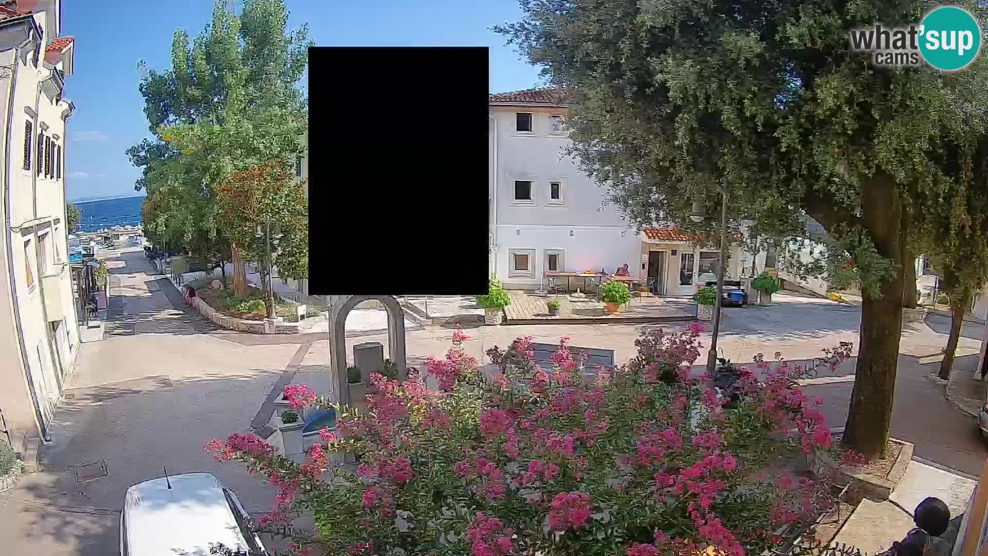 Web kamera centar Mošćeničke Drage – Pogled uživo