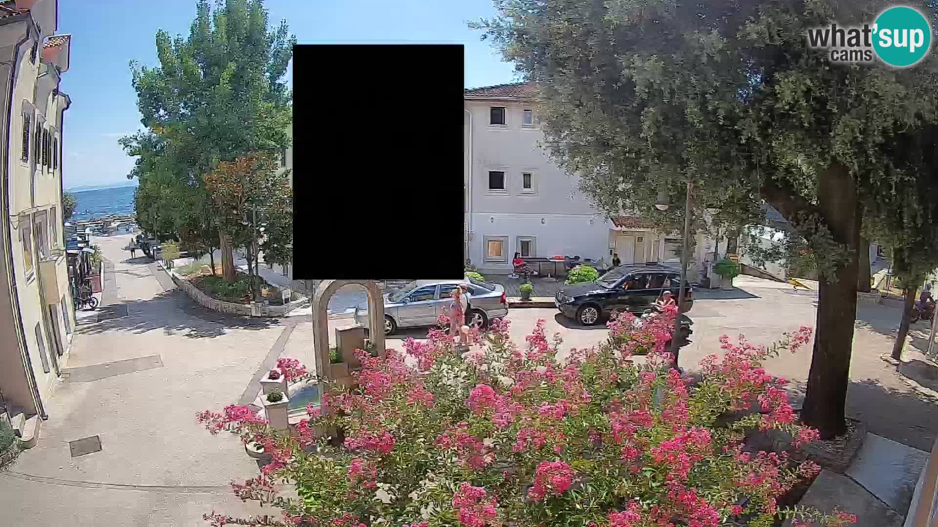 Webcam centre de Mošćenička Draga – Vue en direct du centre-ville