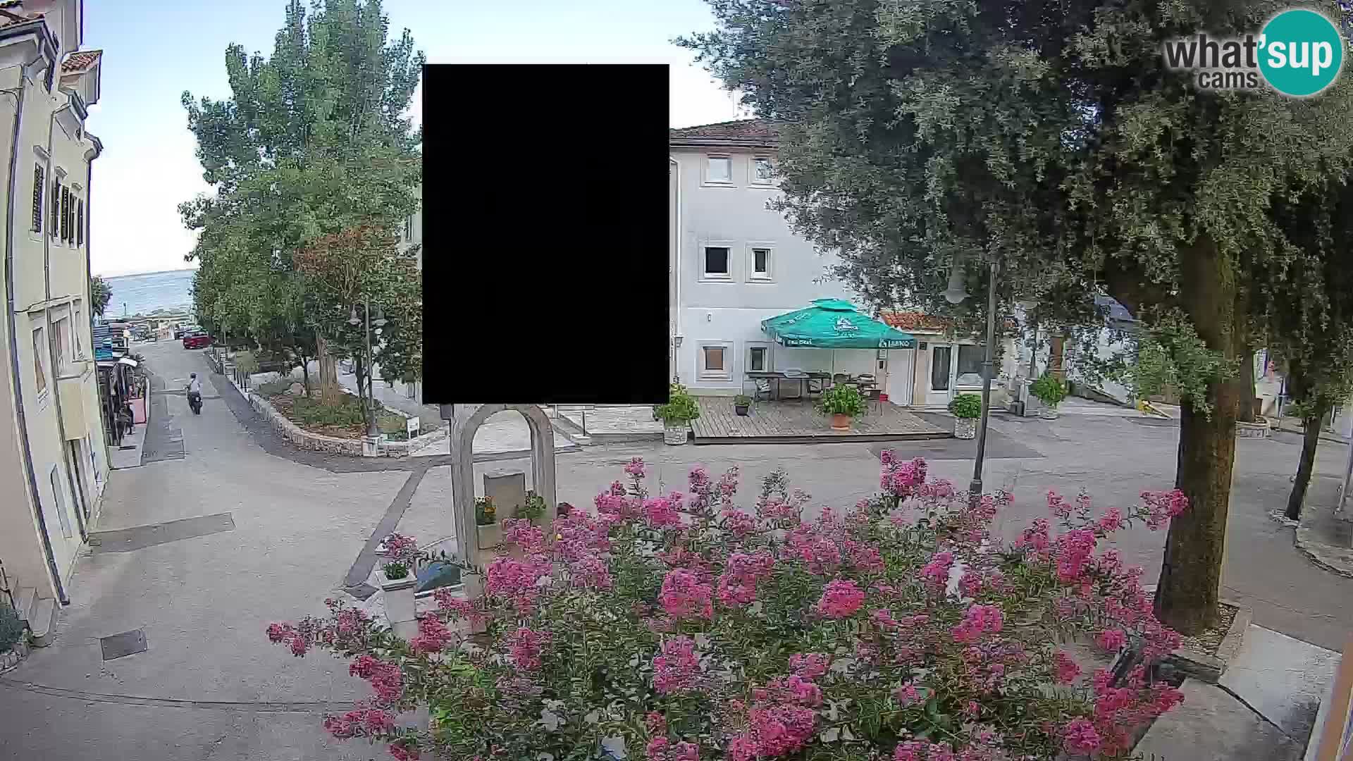 Webcam centre de Mošćenička Draga – Vue en direct du centre-ville