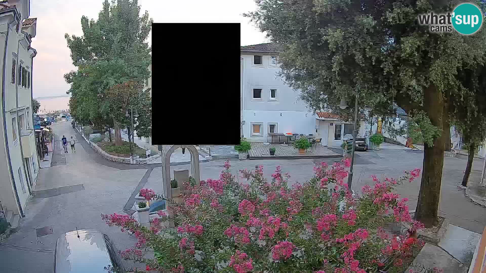 Webcam centre de Mošćenička Draga – Vue en direct du centre-ville