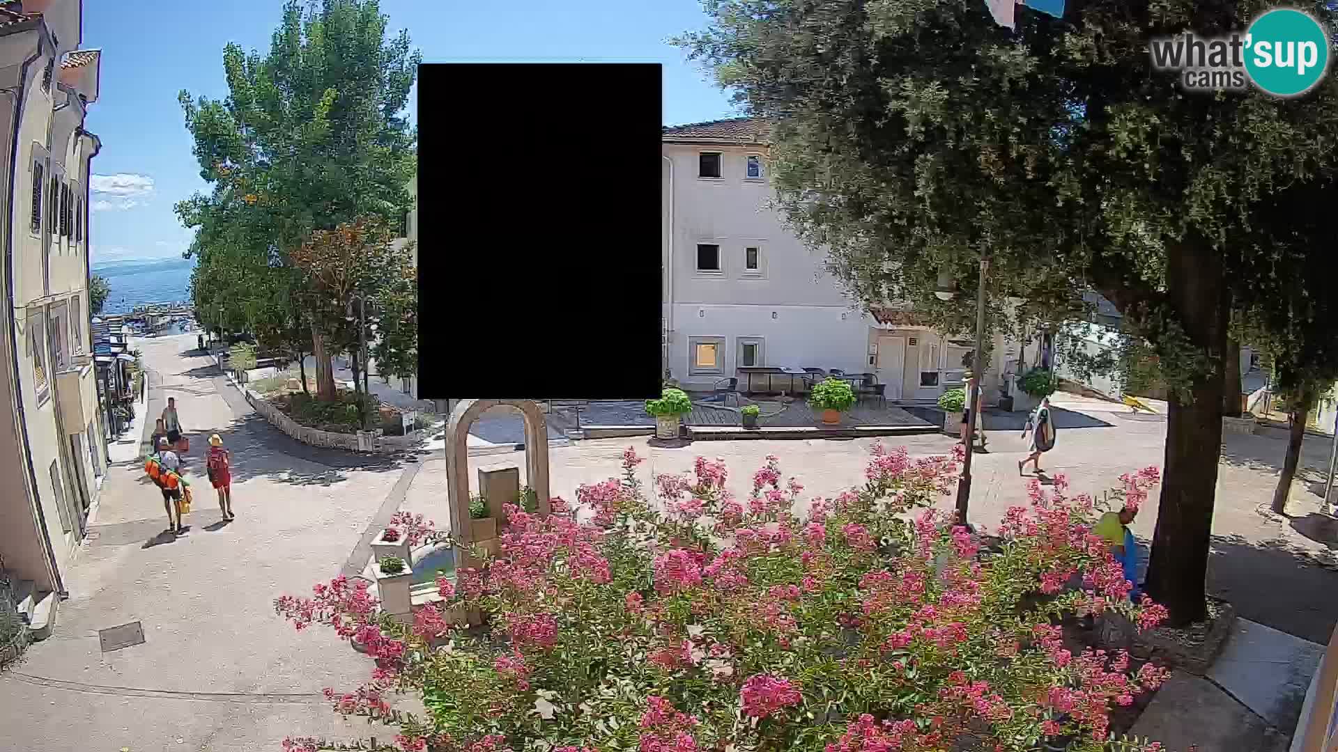 Webcam Centro Draga di Moschiena – Vista live sul centro
