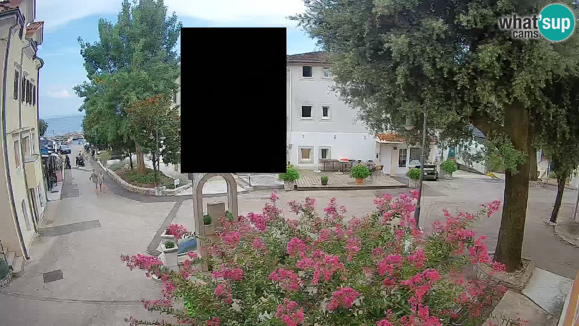 Webcam Mošćenička Draga Zentrum – Liveblick auf das Ortszentrum