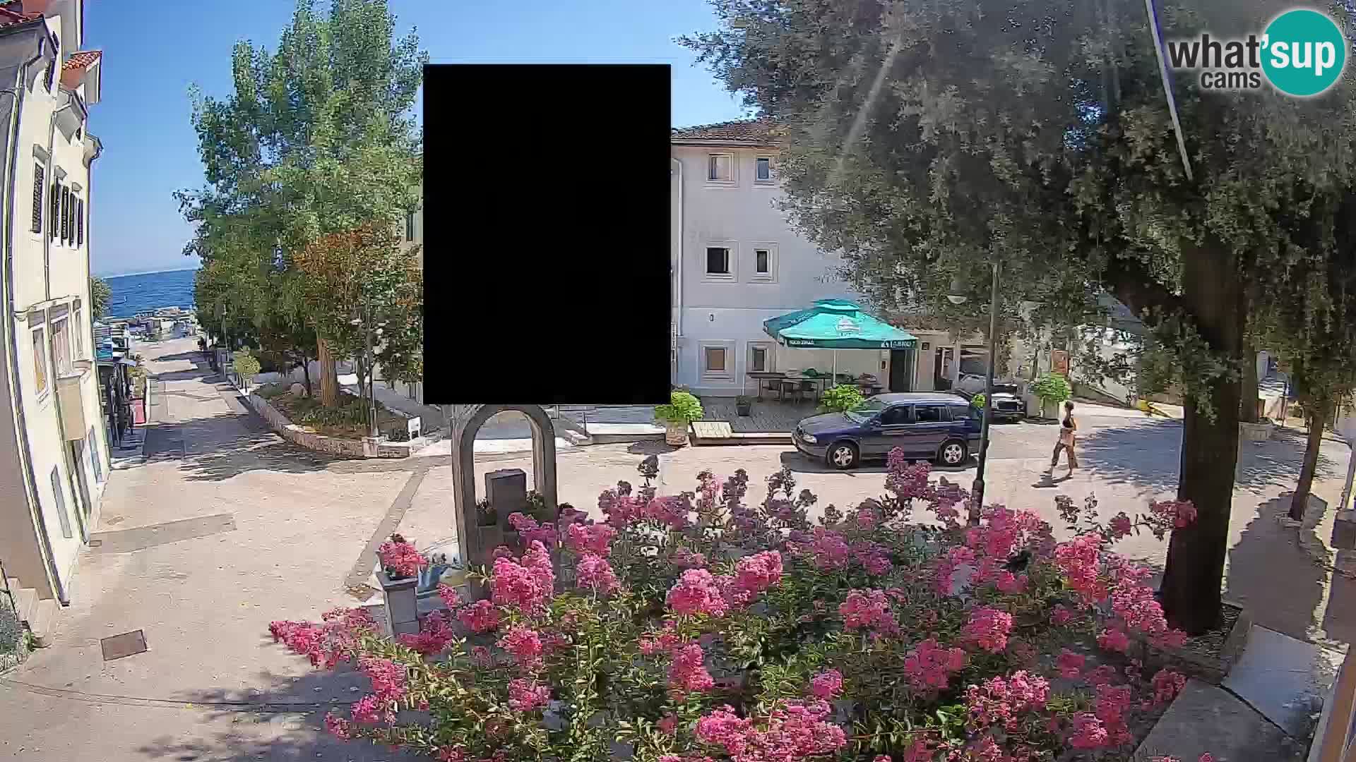 Webcam Centro Draga di Moschiena – Vista live sul centro