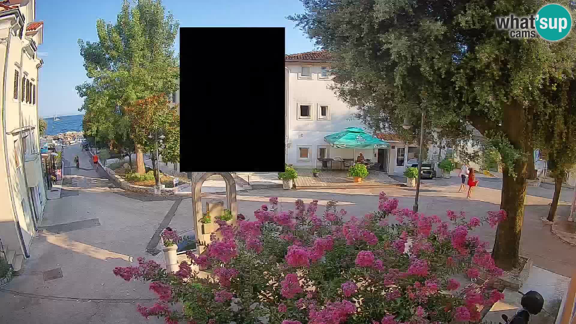 Web kamera centar Mošćeničke Drage – Pogled uživo