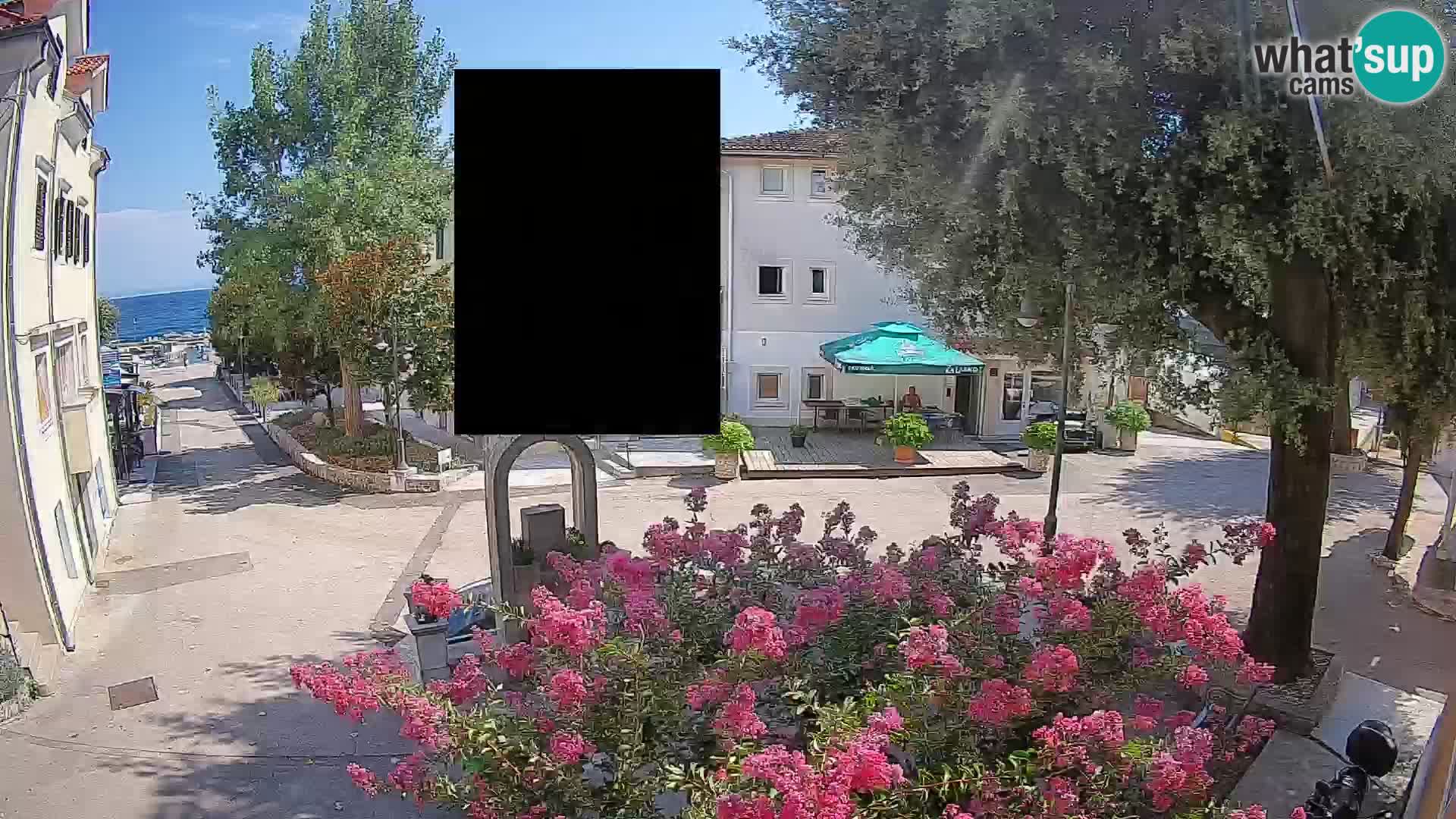 Webcam Centro Draga di Moschiena – Vista live sul centro