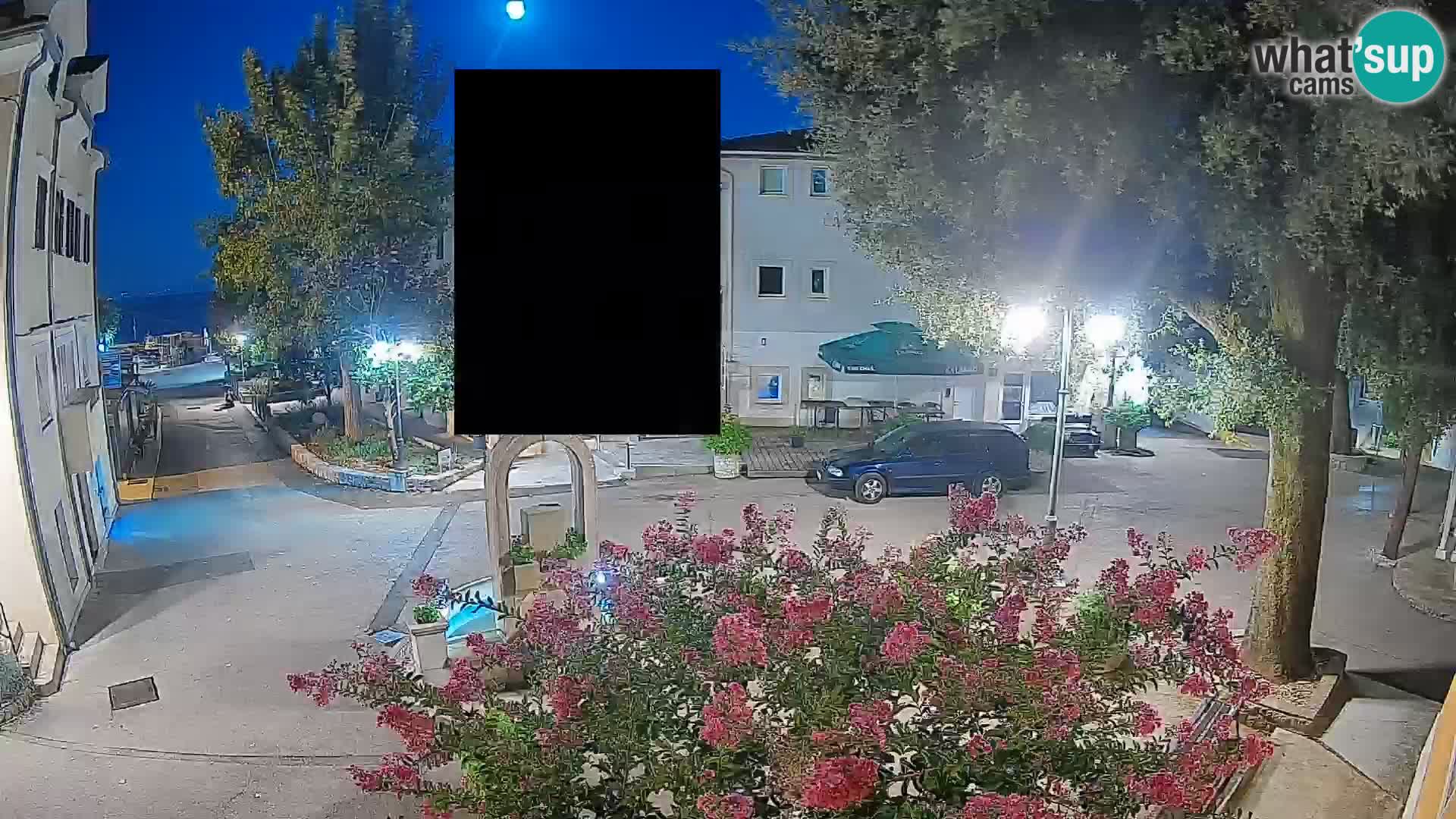 Webcam Mošćenička Draga Center – Live View of the Town Center