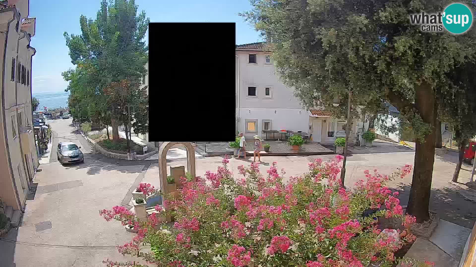 Webcam Mošćenička Draga Zentrum – Liveblick auf das Ortszentrum
