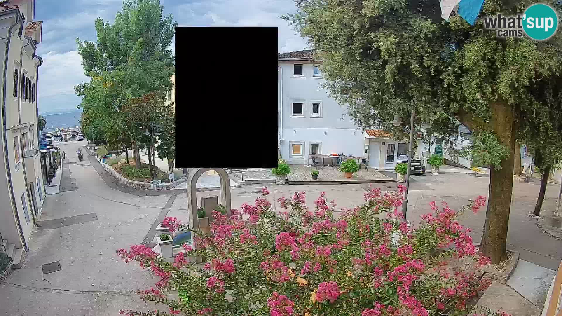 Webcam Mošćenička Draga Zentrum – Liveblick auf das Ortszentrum