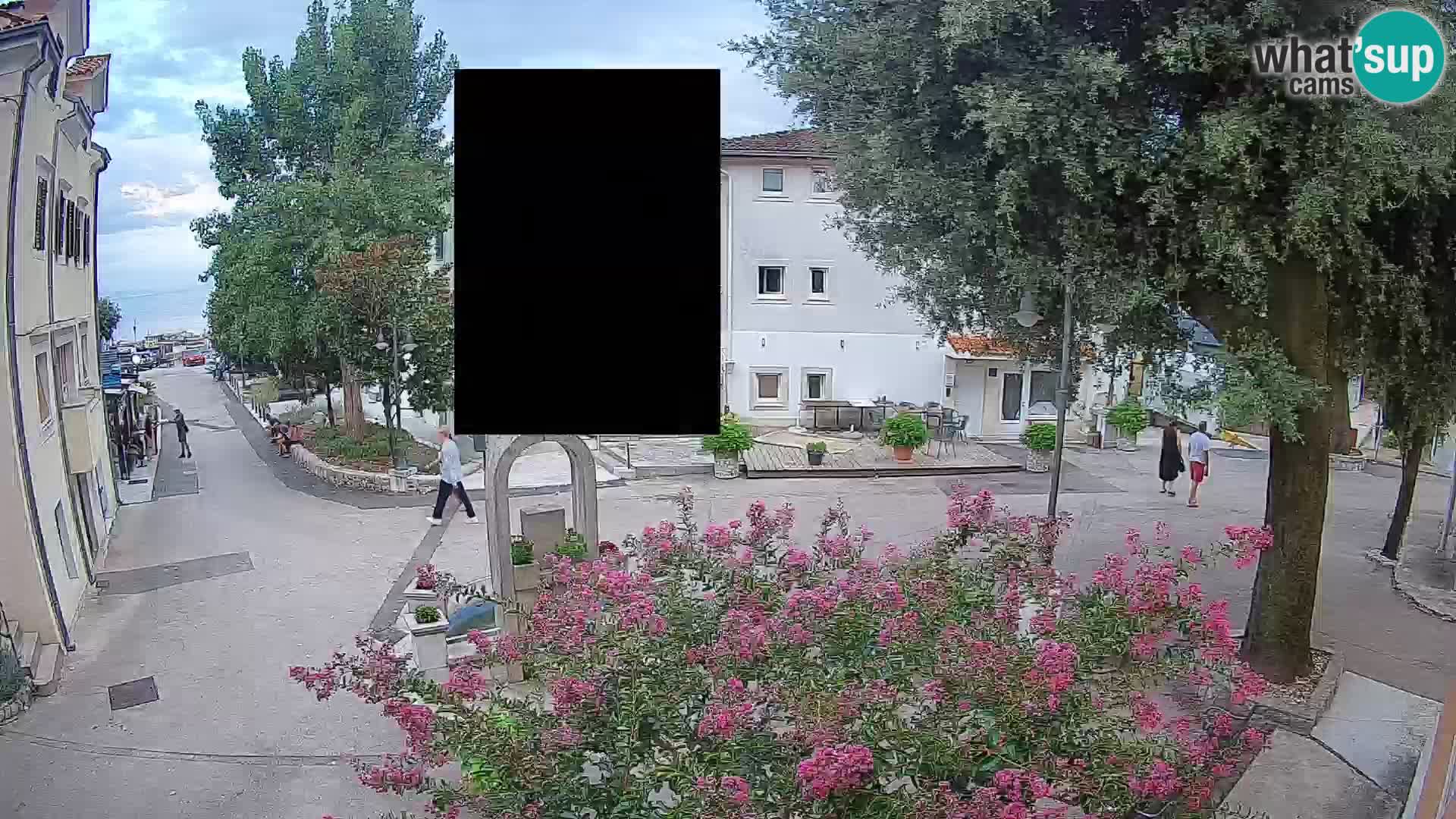 Webcam Mošćenička Draga Zentrum – Liveblick auf das Ortszentrum