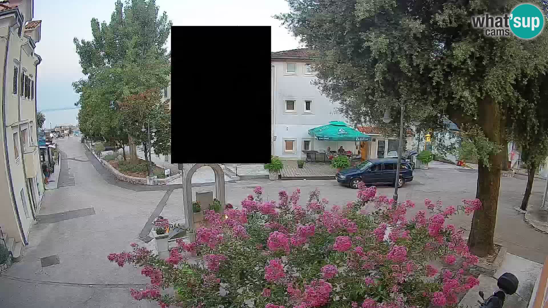 Web kamera centar Mošćeničke Drage – Pogled uživo
