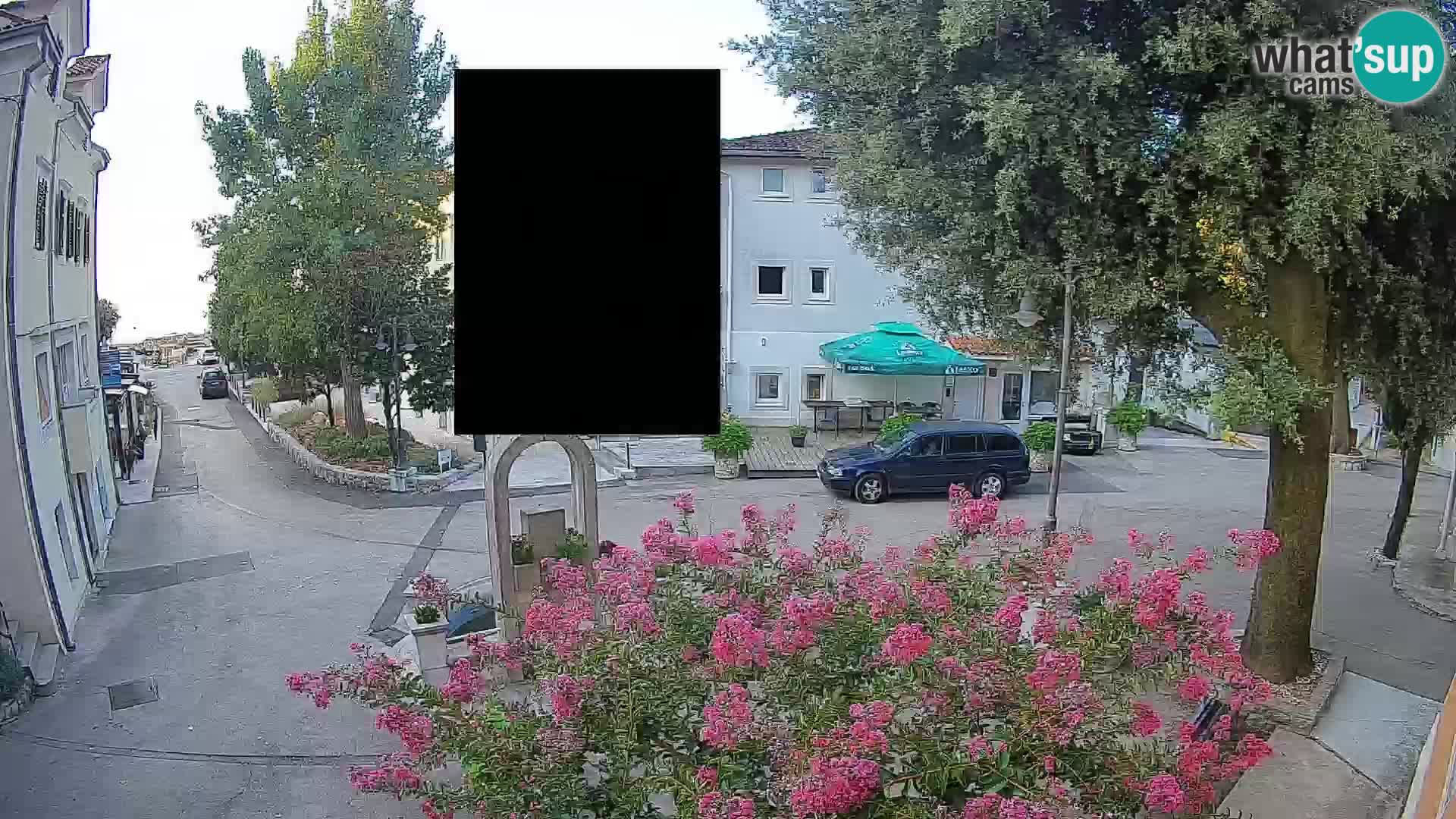 Webcam Centre de Mošćenička Draga – Vue en direct du centre-ville