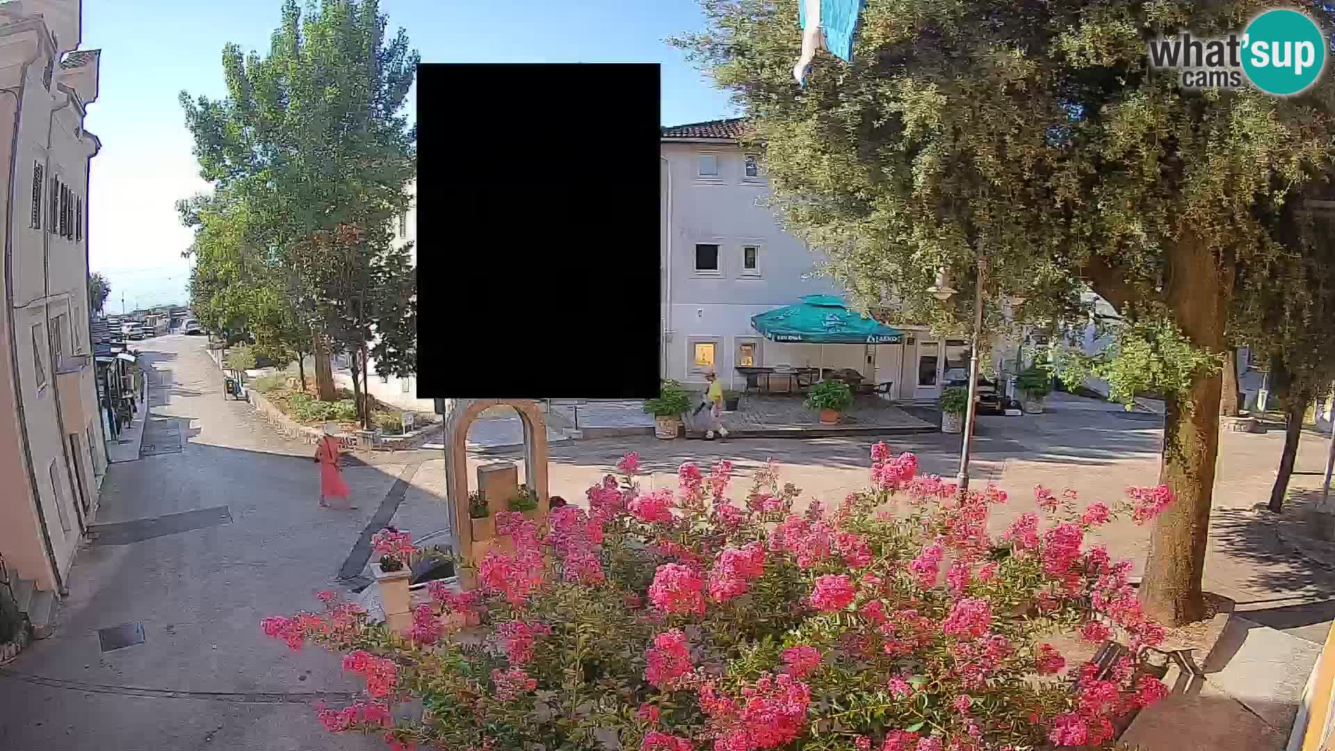 Webcam Centre de Mošćenička Draga – Vue en direct du centre-ville