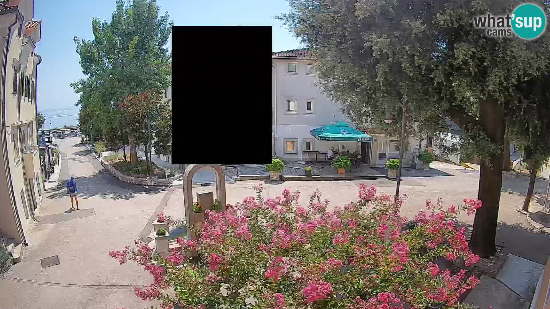 Web kamera centar Mošćeničke Drage – Pogled uživo