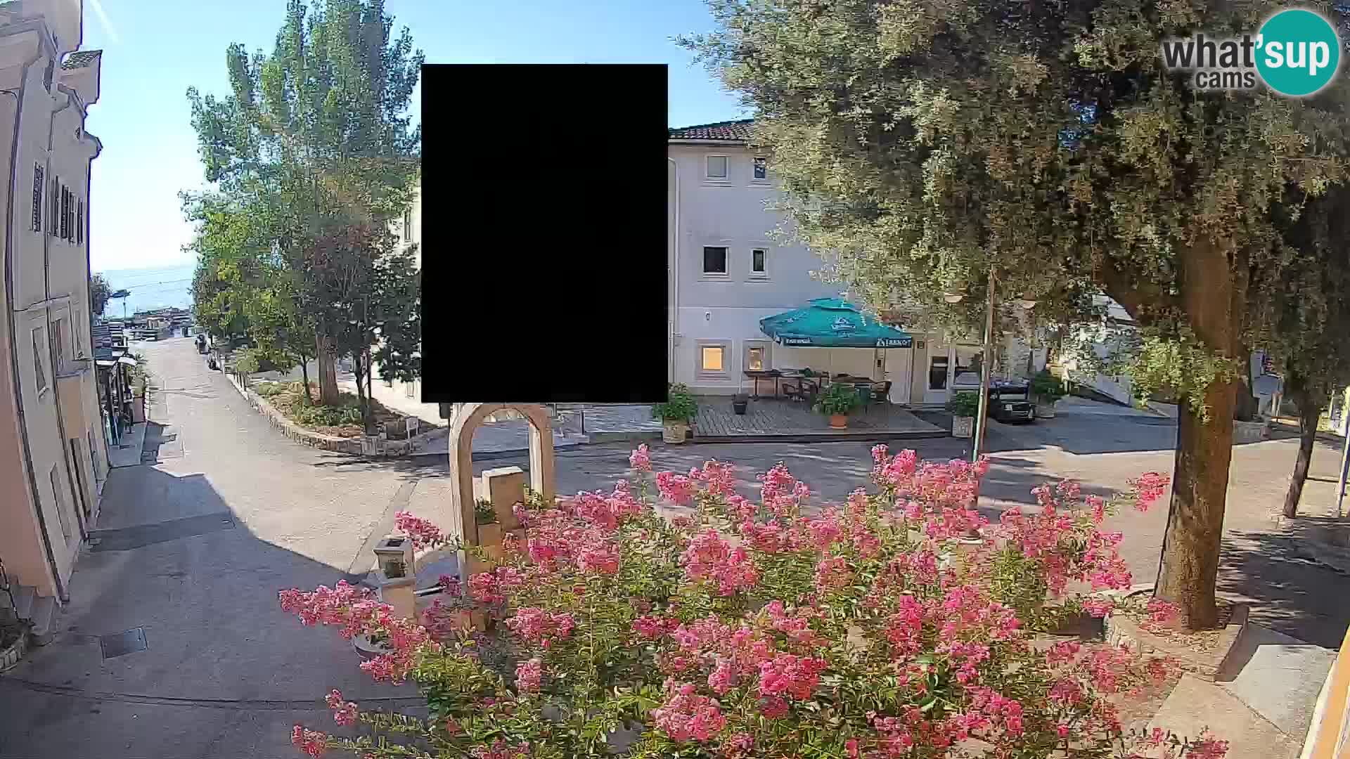 Webcam Mošćenička Draga Center – Live View of the Town Center