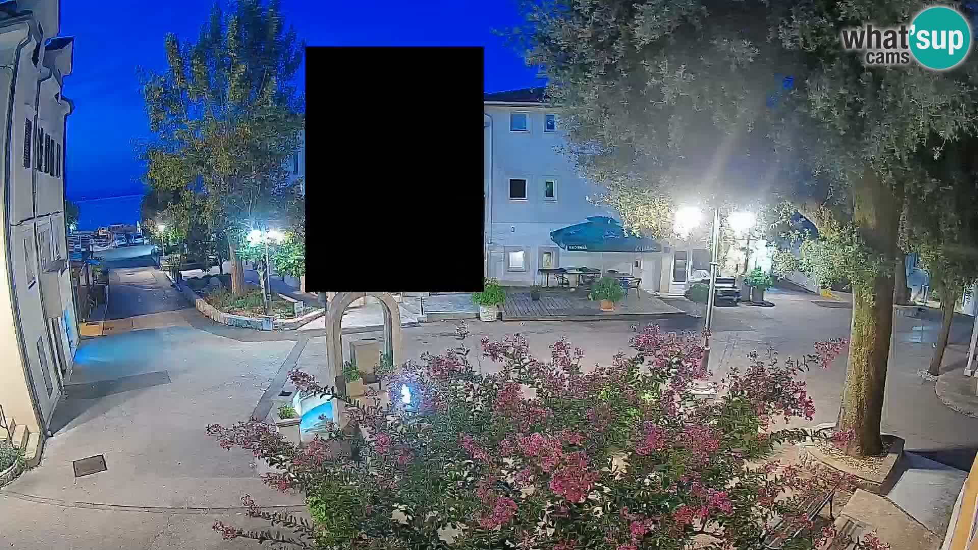 Webcam Centro Draga di Moschiena – Vista live sul centro