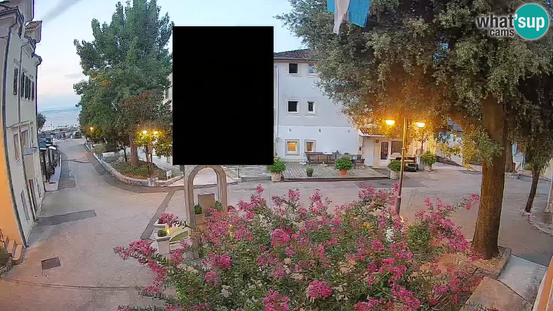 Webcam Mošćenička Draga Zentrum – Liveblick auf das Ortszentrum