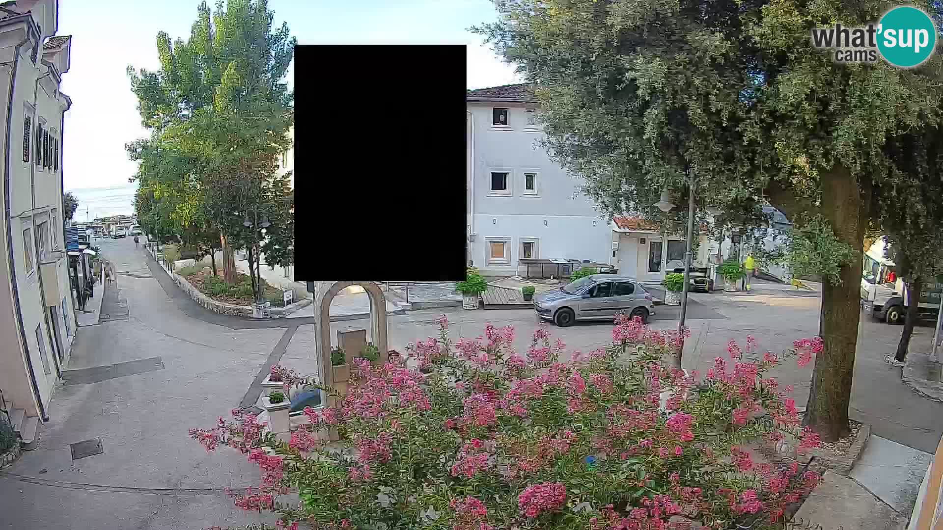 Webcam Mošćenička Draga Zentrum – Liveblick auf das Ortszentrum