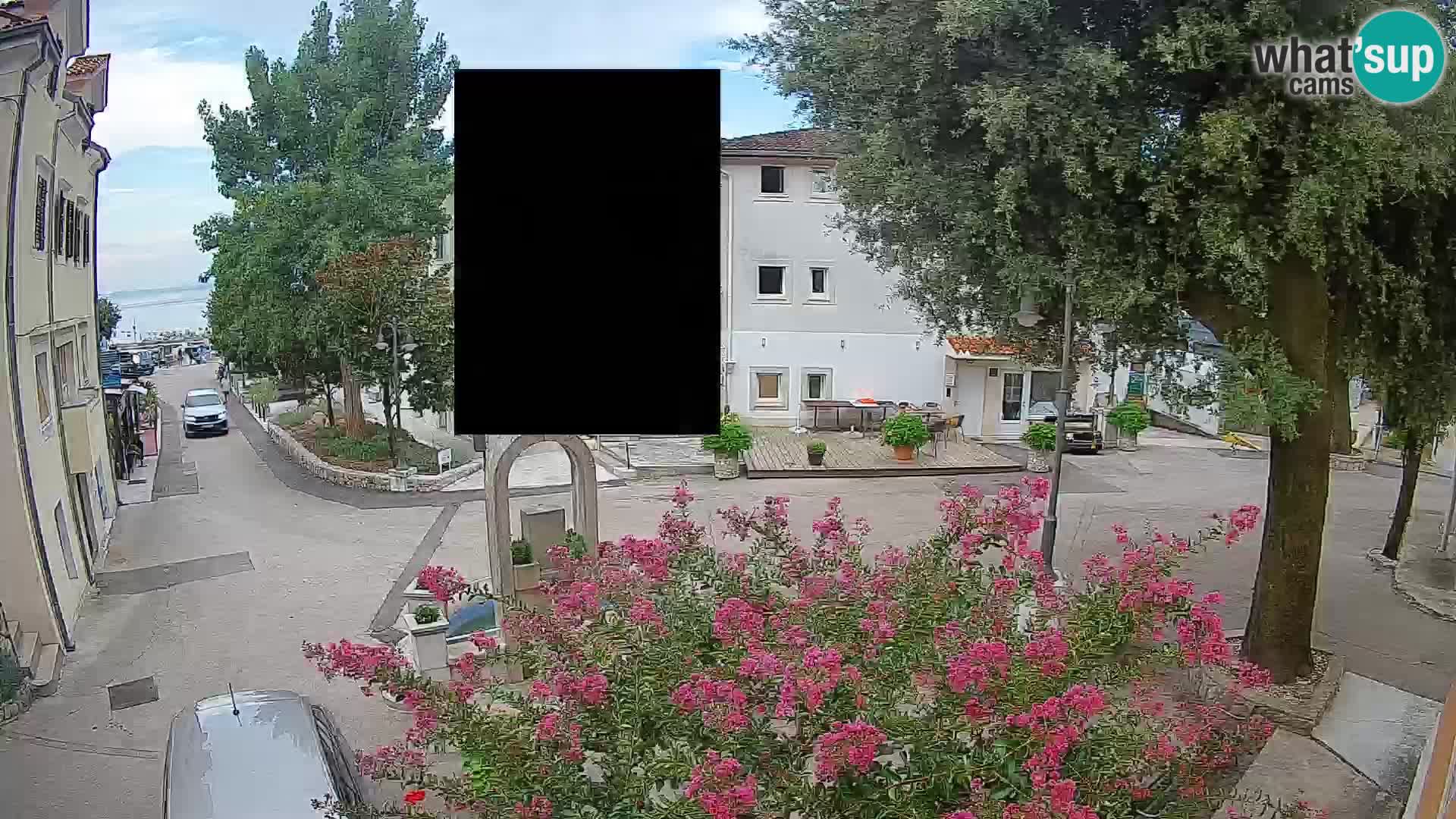 Webcam Centre de Mošćenička Draga – Vue en direct du centre-ville